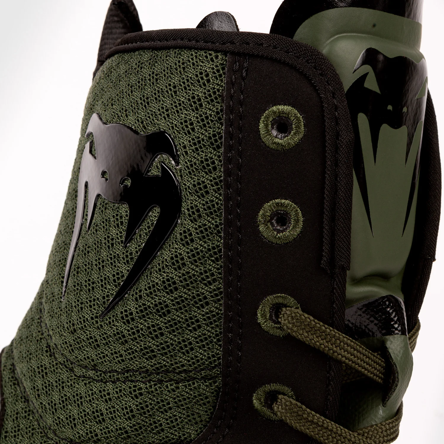 Venum Elite Boxing Shoes – Khaki - Image 8