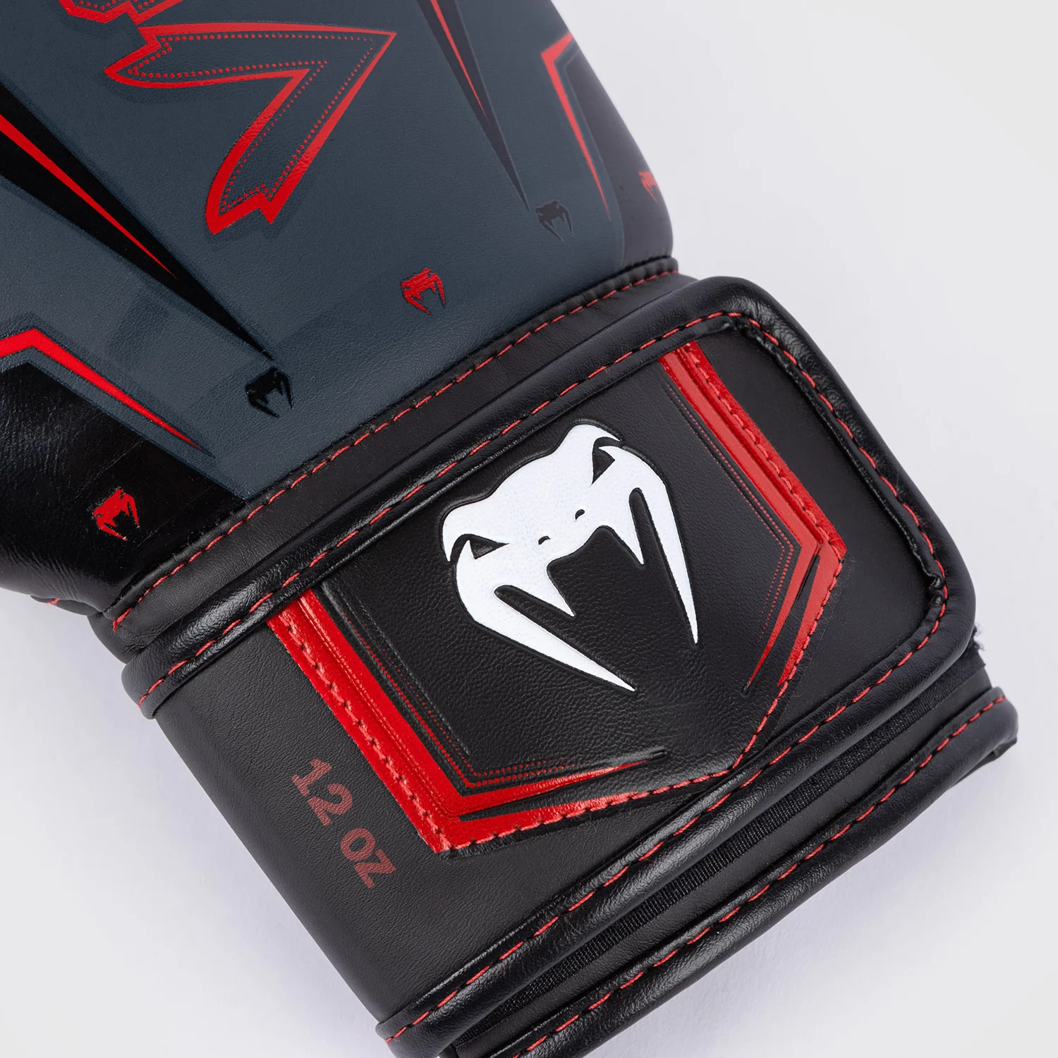 Venum Elite Evo Boxing Gloves - Navy/Black/Red - Image 3