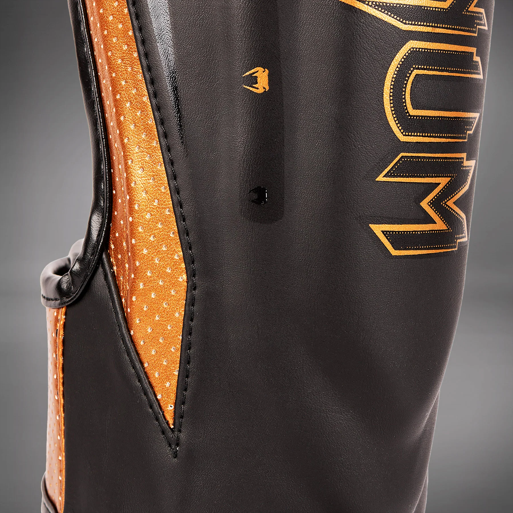 Venum Elite Evo Shinguards - Black/Bronze - Image 4