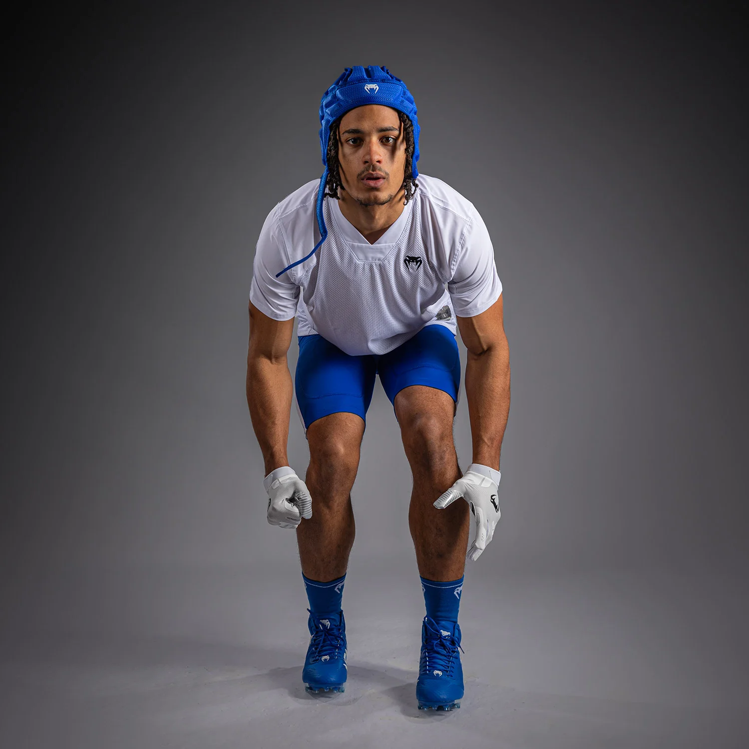Venum Elite Football Compression Shorts - Royal Blue - Image 6