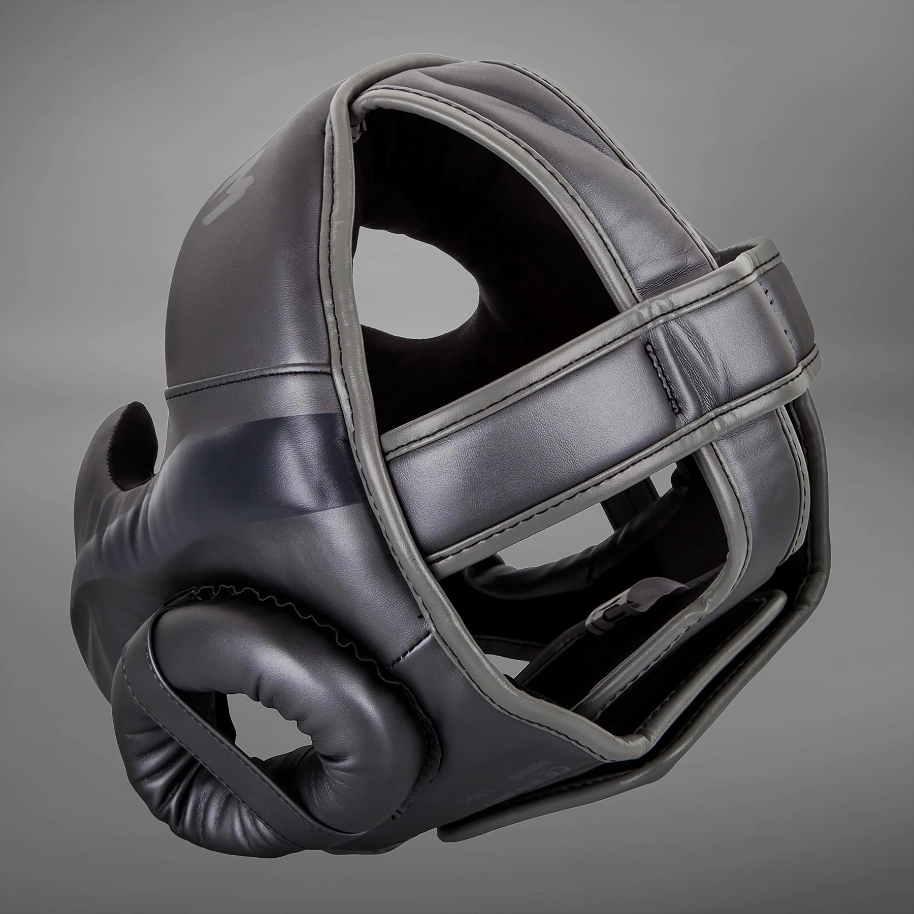 Venum Elite Headgear – Grey/grey - Image 3