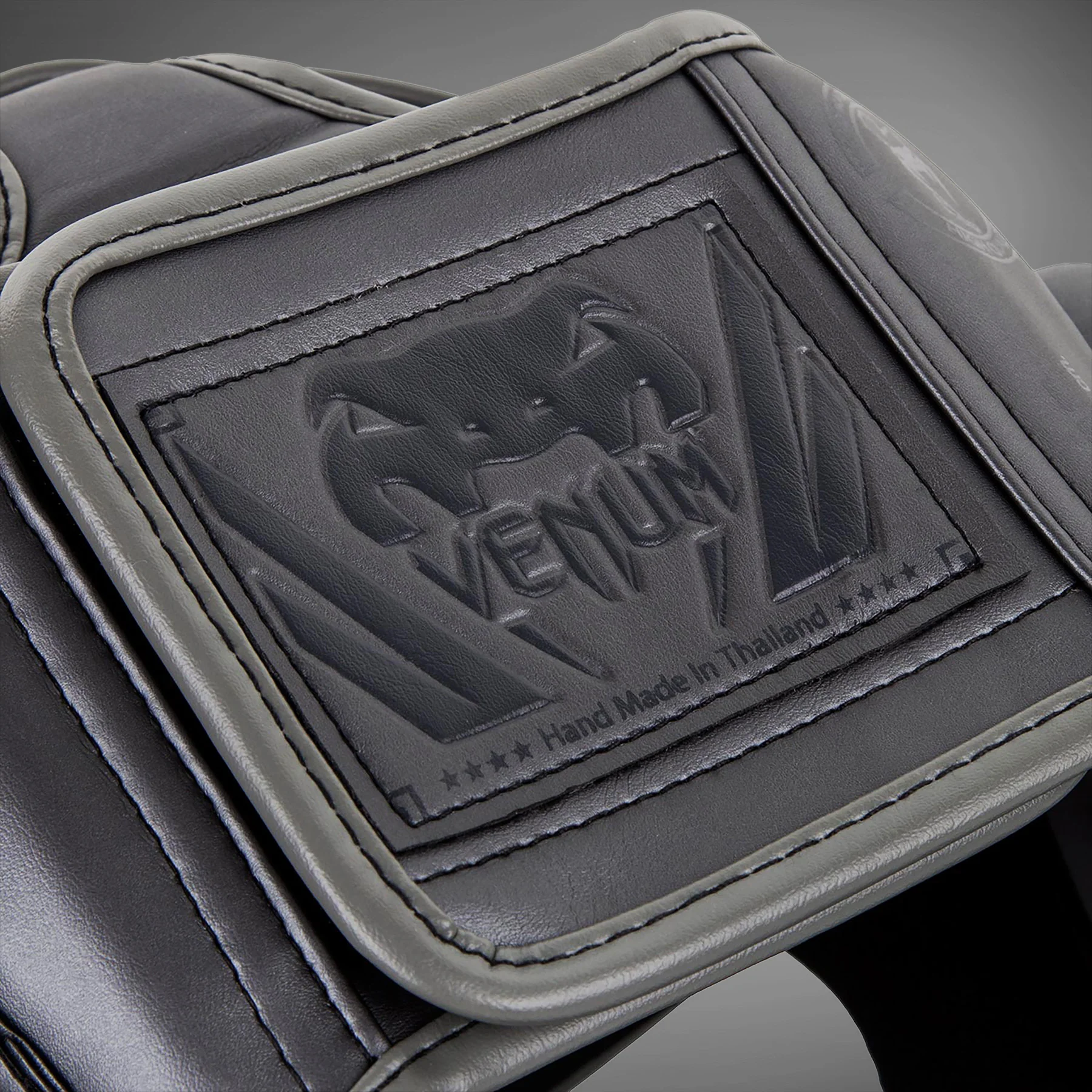 Venum Elite Headgear – Grey/grey - Image 4