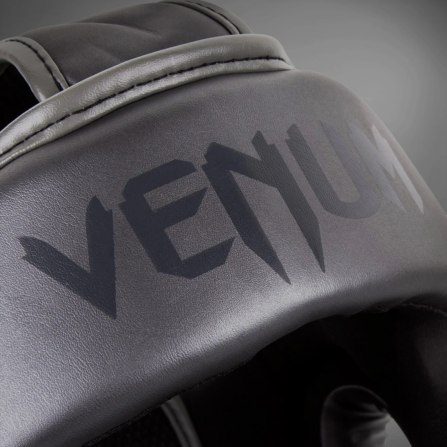 Venum Elite Headgear – Grey/grey - Image 6