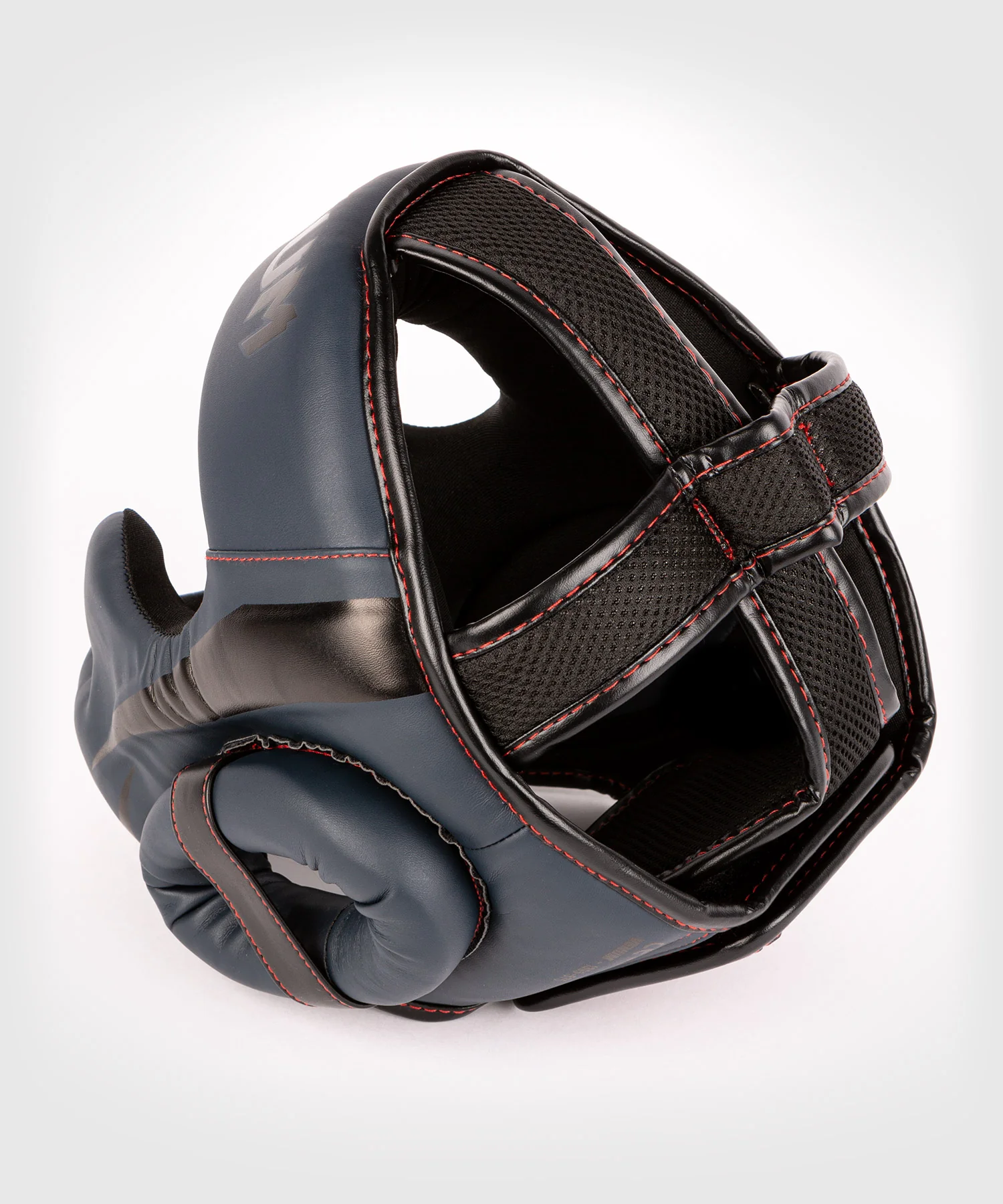 Venum Elite Headgear - Navy Blue/Black-Red - Image 4