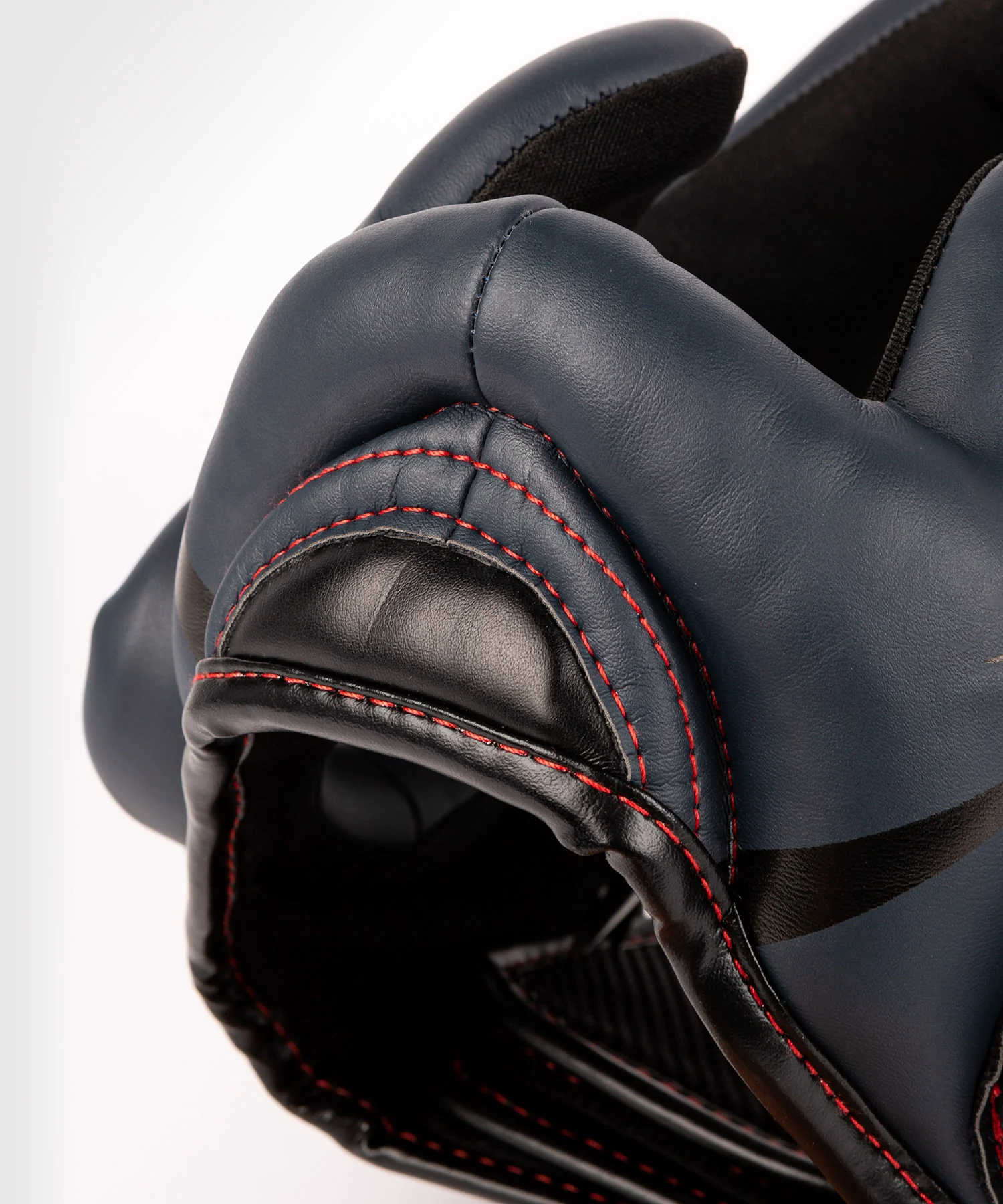 Venum Elite Headgear - Navy Blue/Black-Red - Image 8