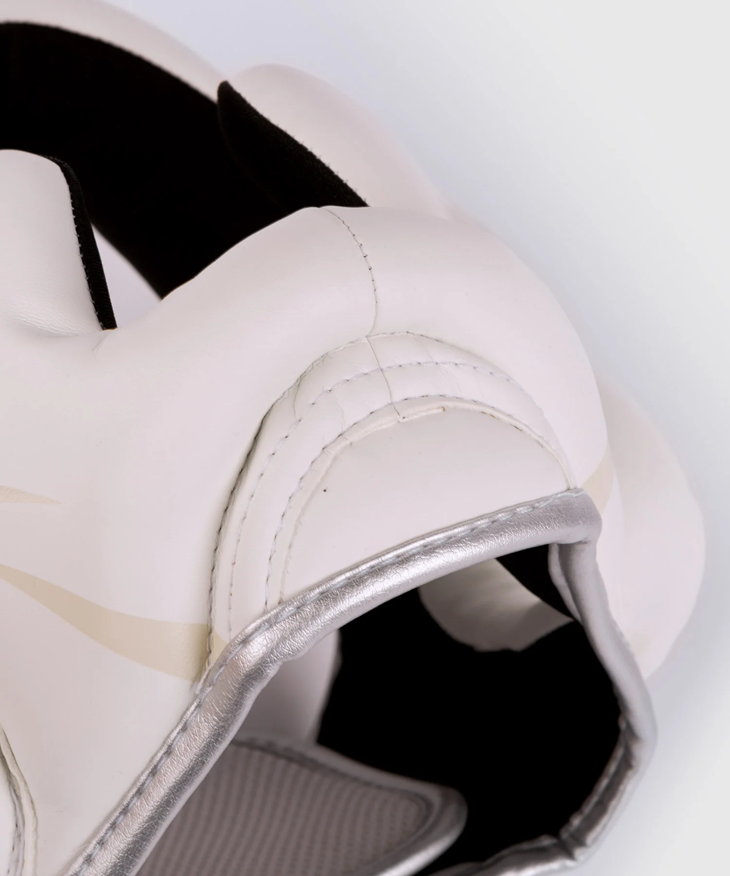 Venum Elite Headgear - White/Silver-Pink - Image 6