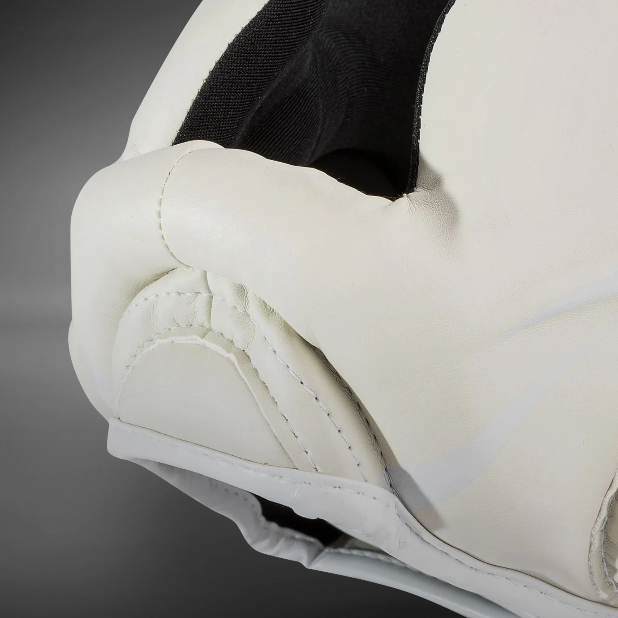 Venum Elite Headgear – White/White - Image 4