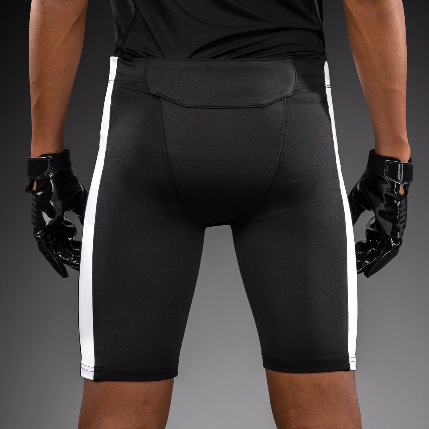 Venum Elite Kids Football Compression Shorts - Black - Image 5