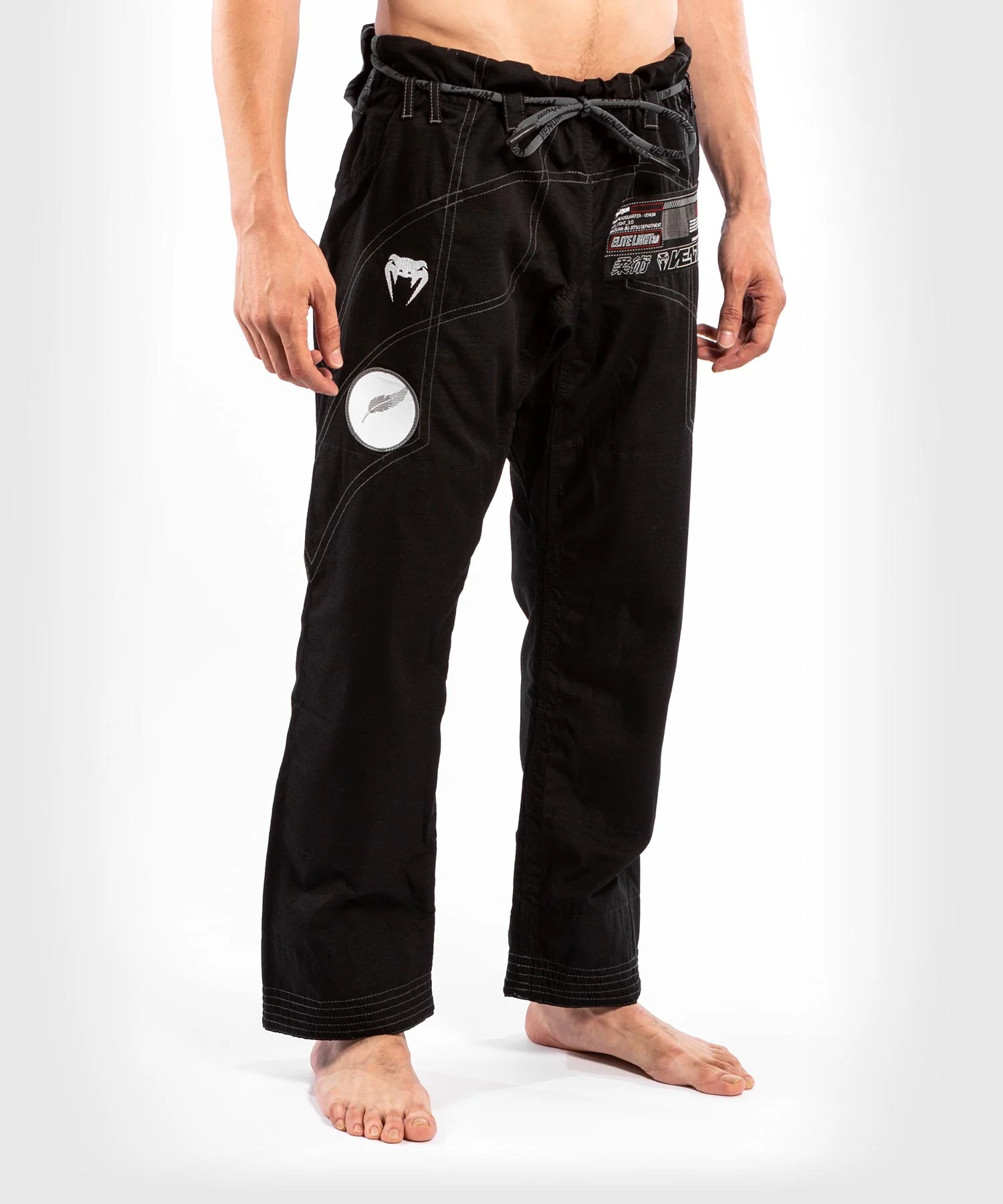 Venum Elite Light 3.0 BJJ Gi - Black - Image 7