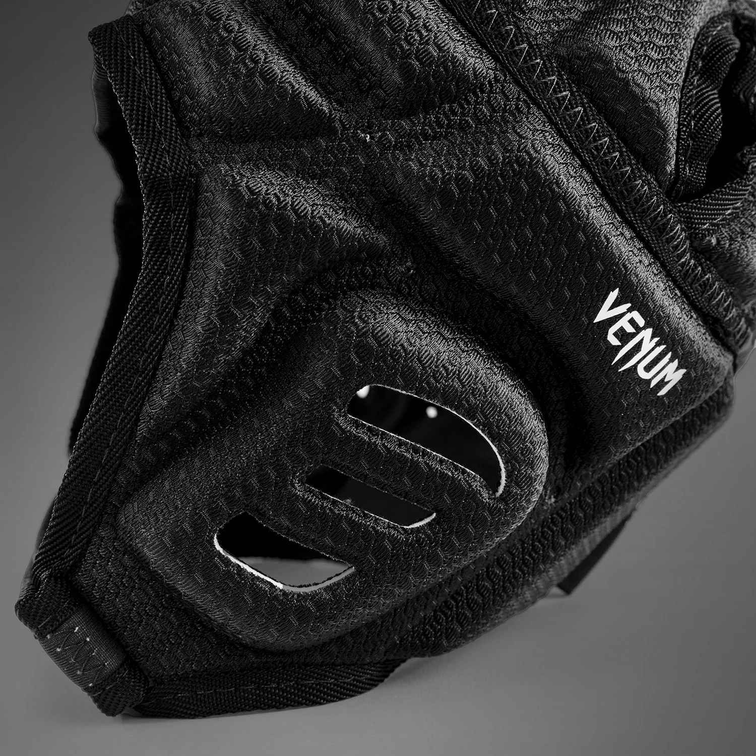 Venum Elite Protect Softshell Helmet - Black/White - Image 7