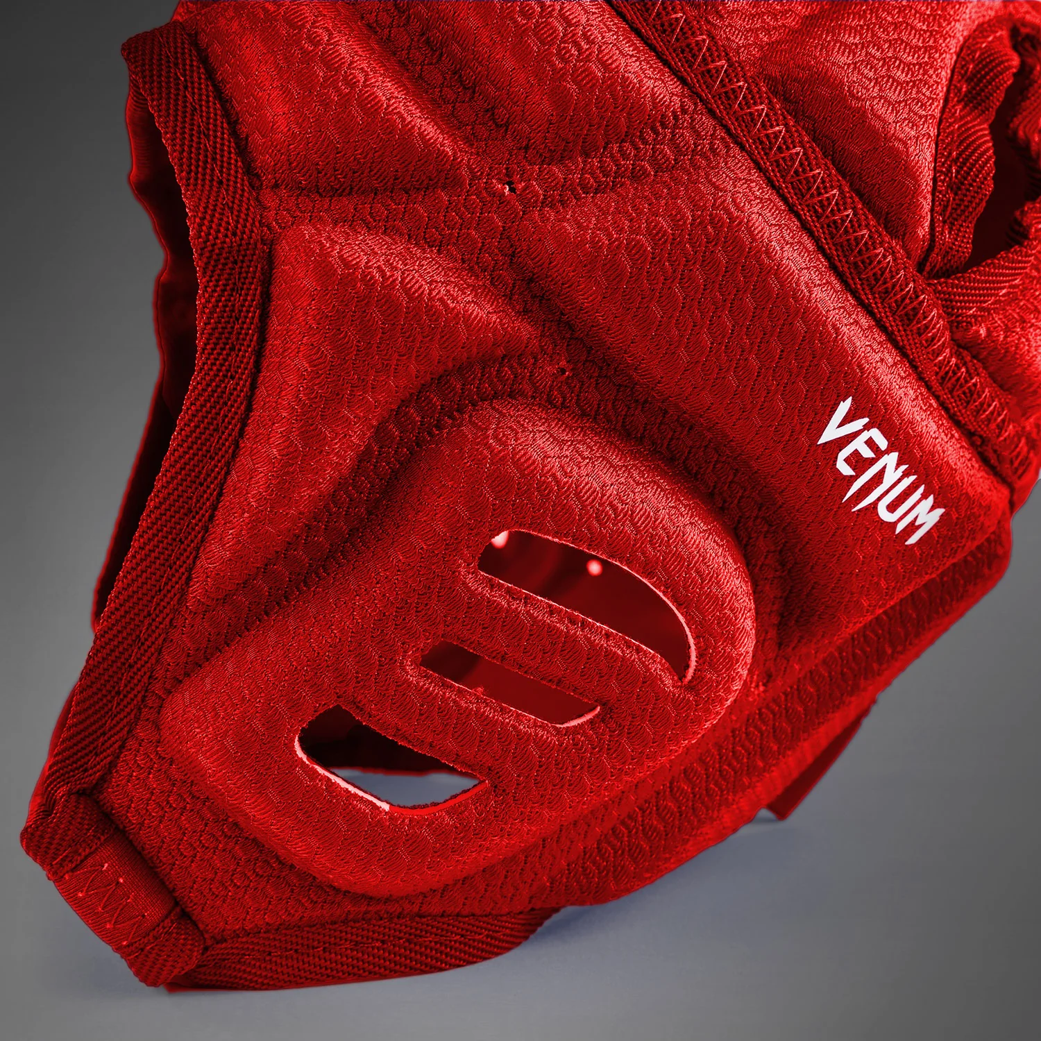 Venum Elite Protect Softshell Helmet - Red/White - Image 7