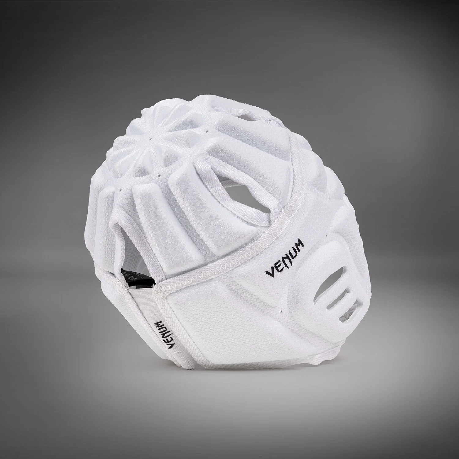 Venum Elite Protect Softshell Helmet - White/Black - Image 3
