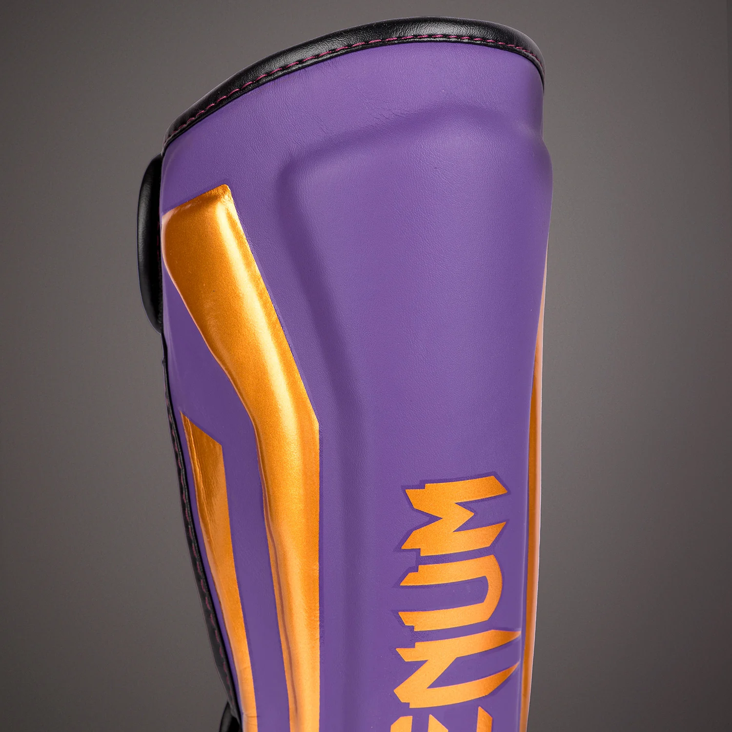 Venum Elite Shin Guards - Dark Purple - Special Edition - Image 4