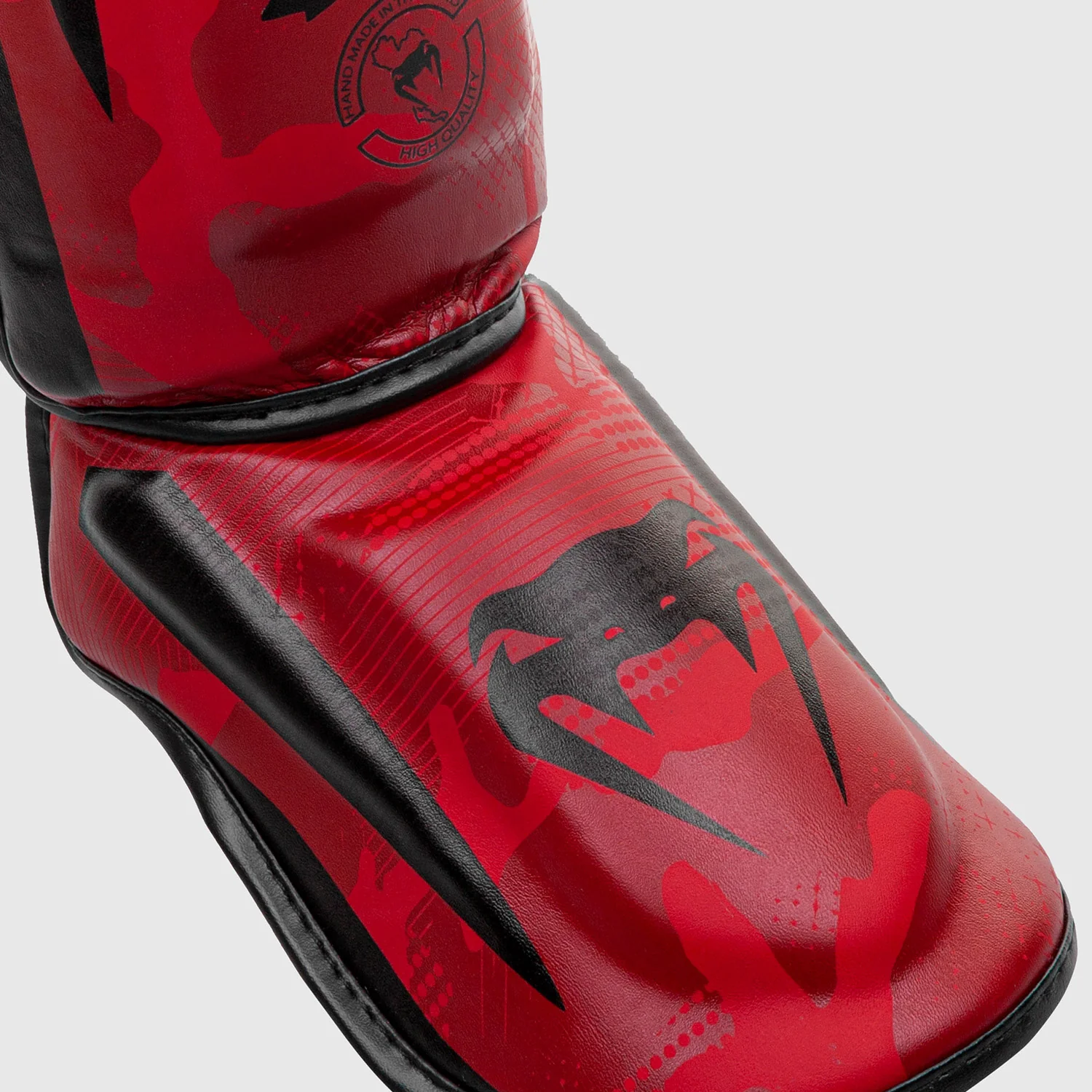 Venum Elite Shin Guard - Red Camo - Image 3