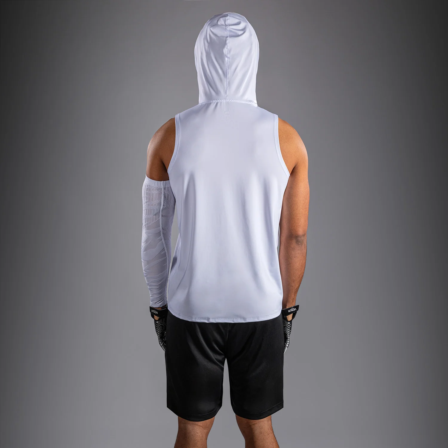 Venum Elite Sleeveless Dry-Tech Hoodie - White - Image 5