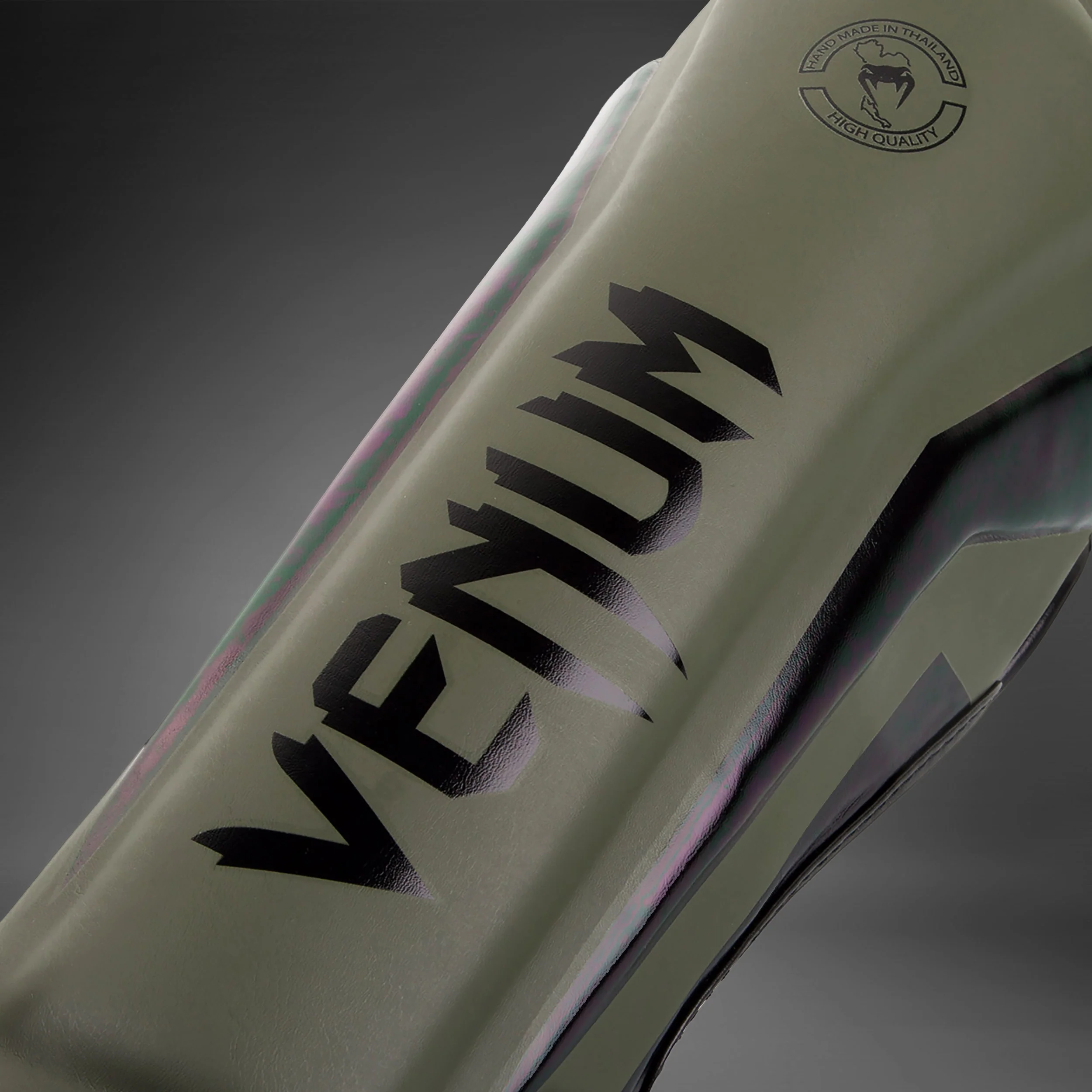 Venum Elite Standup Shin guards - Khaki/Black - Image 2