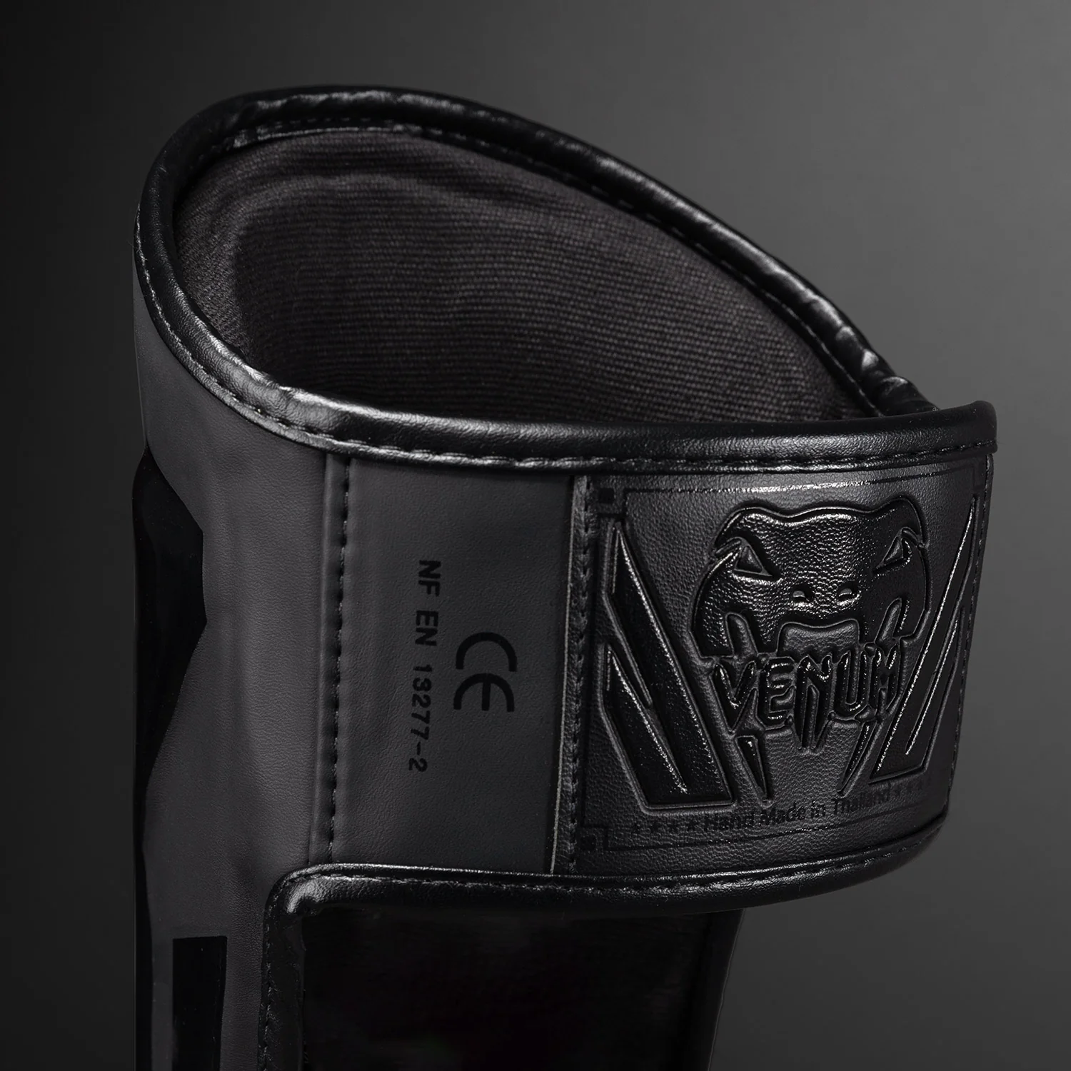 Venum Elite Standup Shin Guards - Matte/Black - Image 4