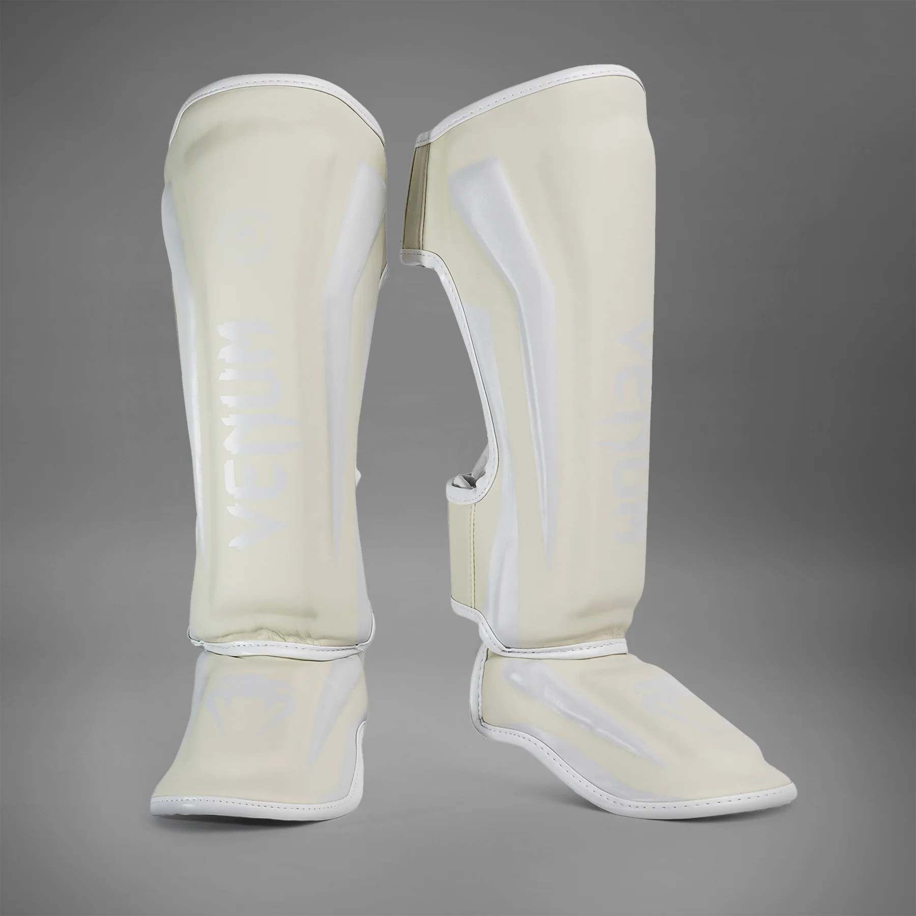 Venum Elite Standup Shinguards - White - Image 2