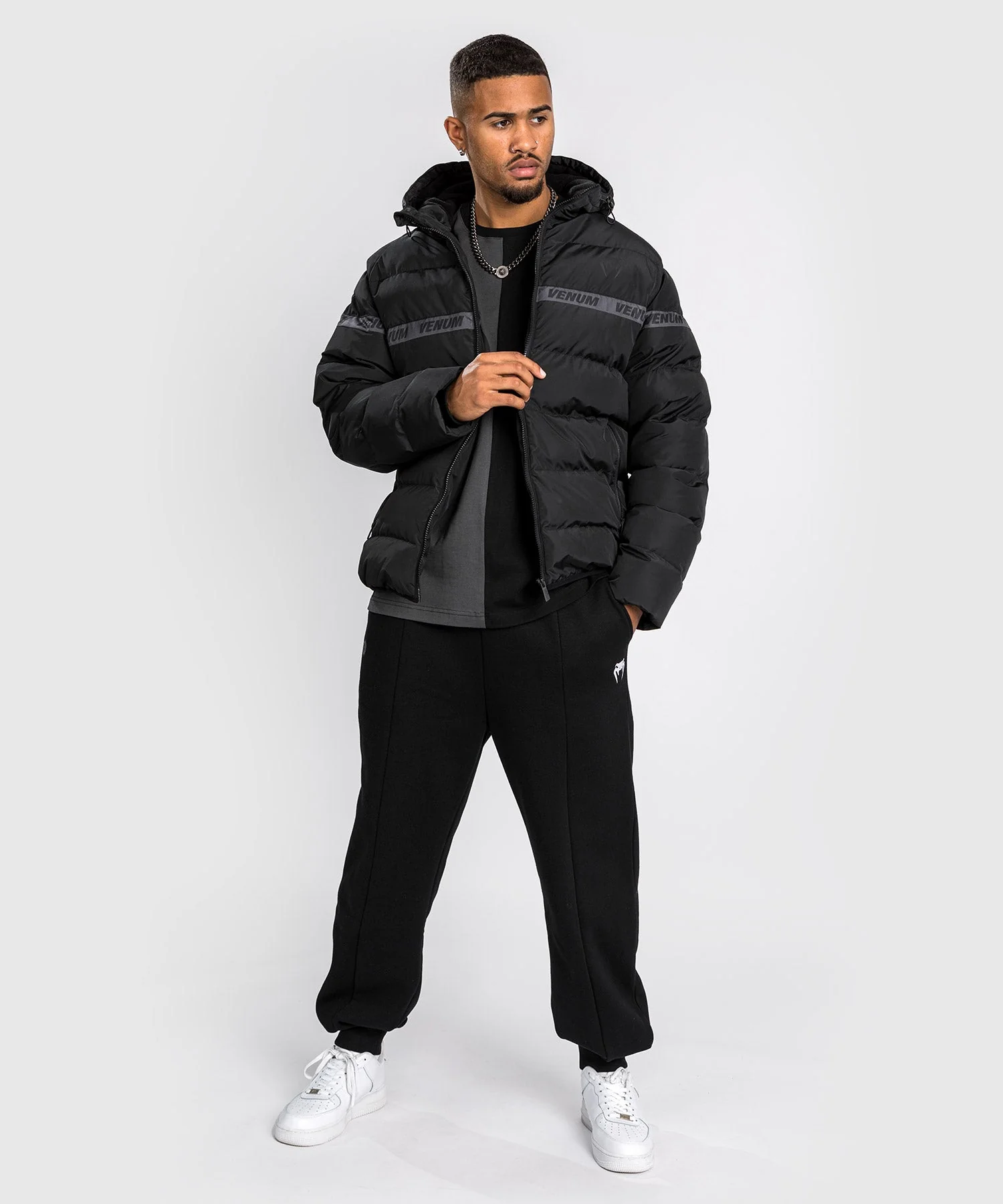 Venum Elite4 Down Jacket - Black - UNISEX - Image 3