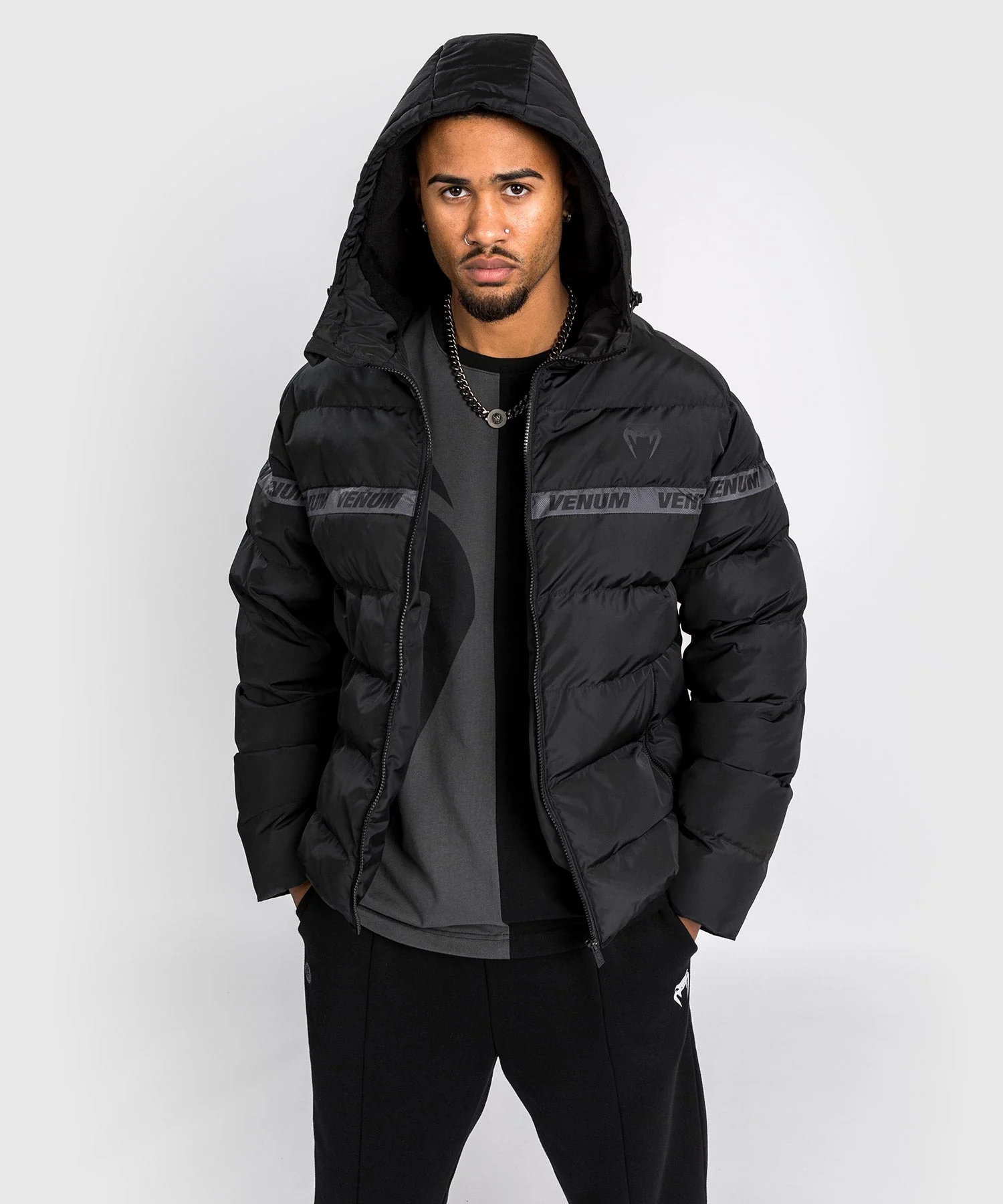 Venum Elite4 Down Jacket - Black - UNISEX - Image 4