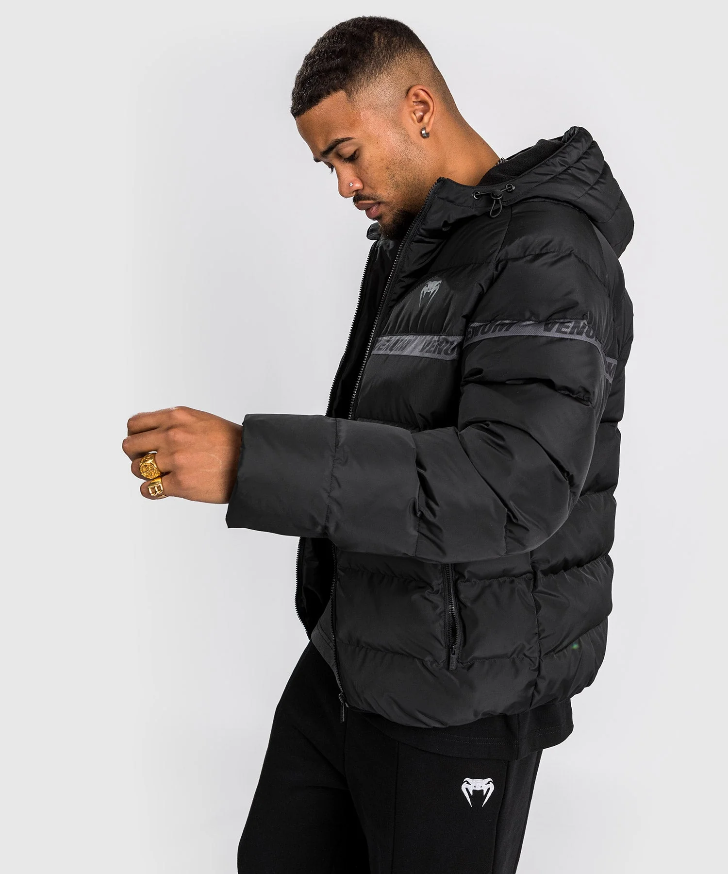 Venum Elite4 Down Jacket - Black - UNISEX - Image 5