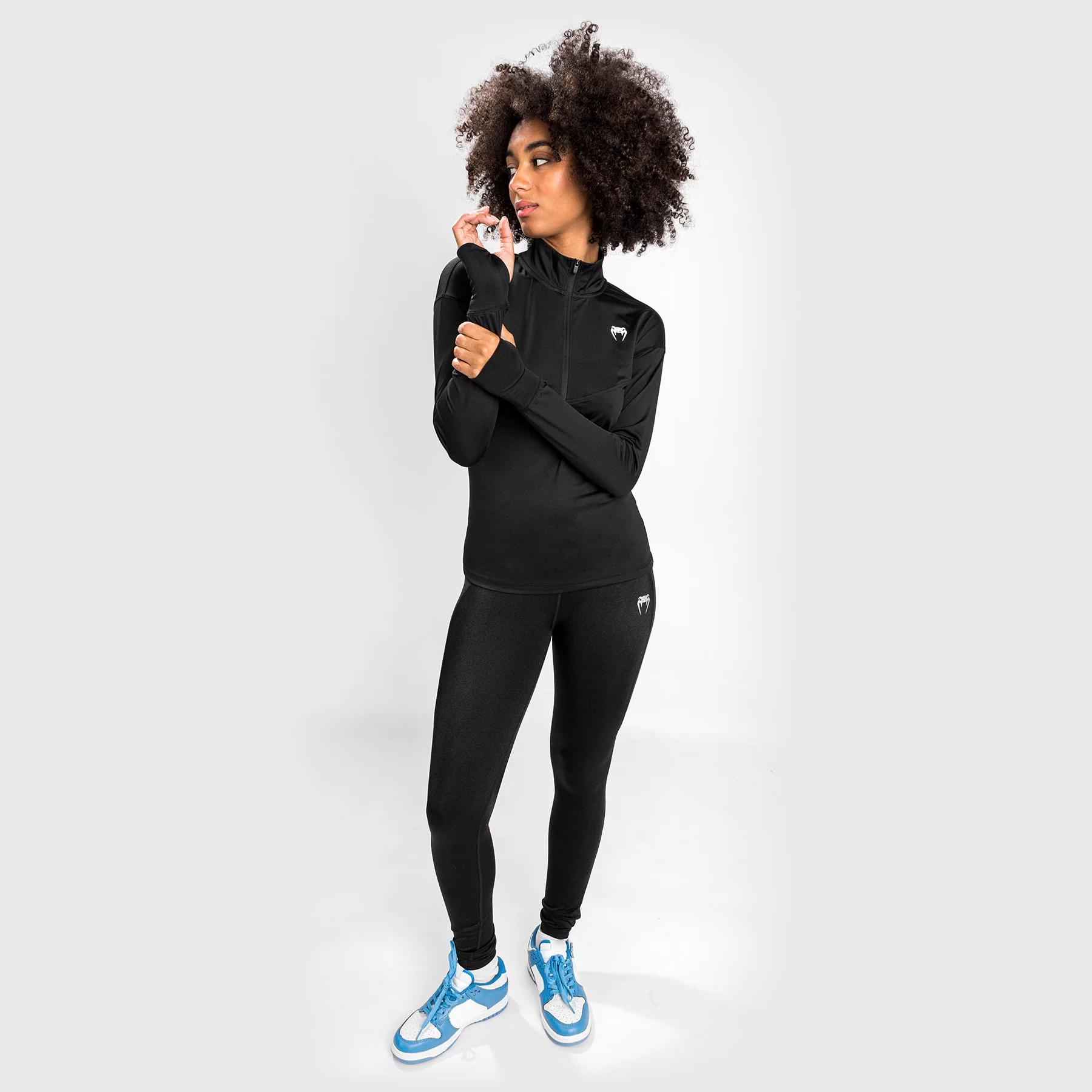 Venum Essential Women's Base Layer Top - Black - Image 5