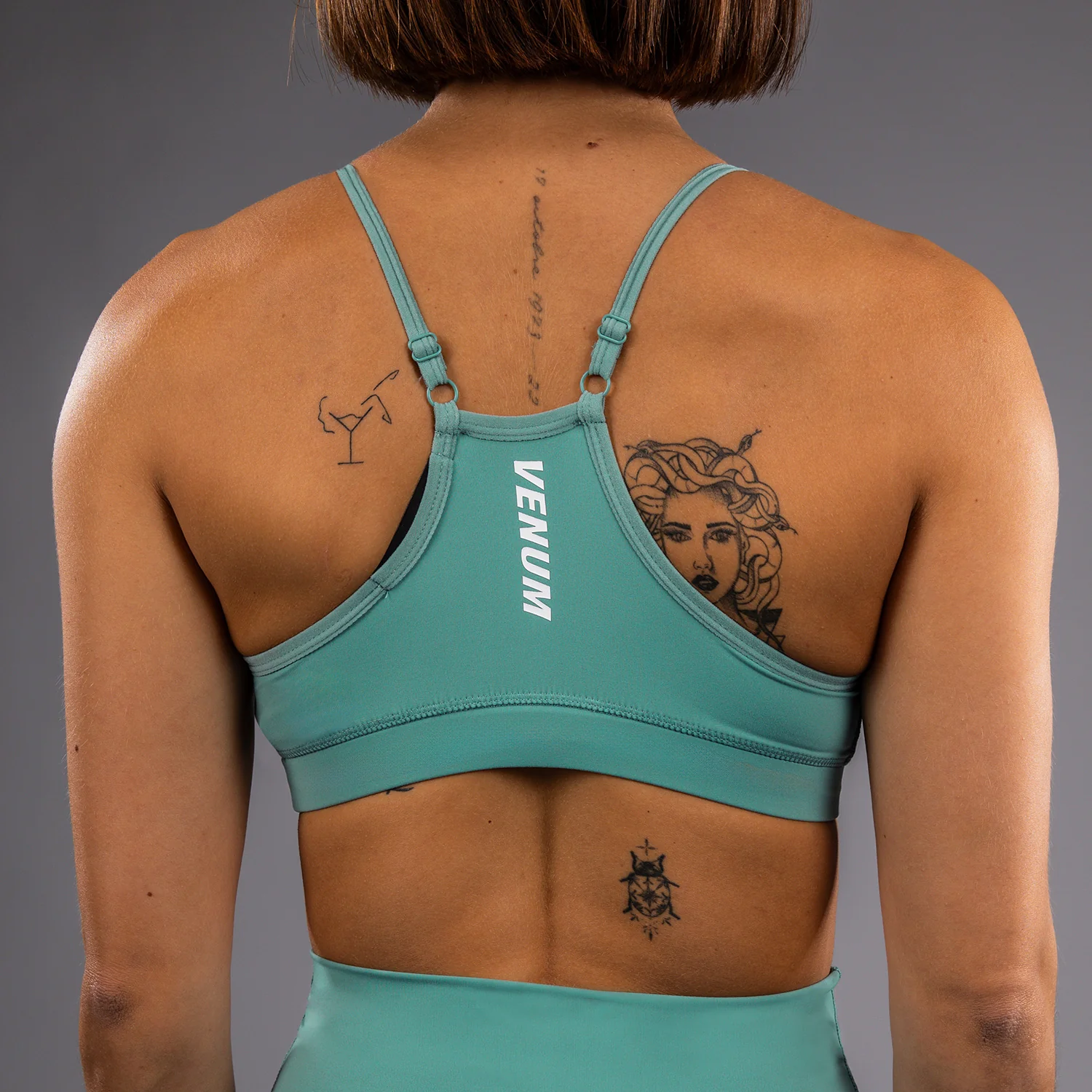 Venum Essential Women's Low Impact Sports Bra - Aqua Green - Image 8