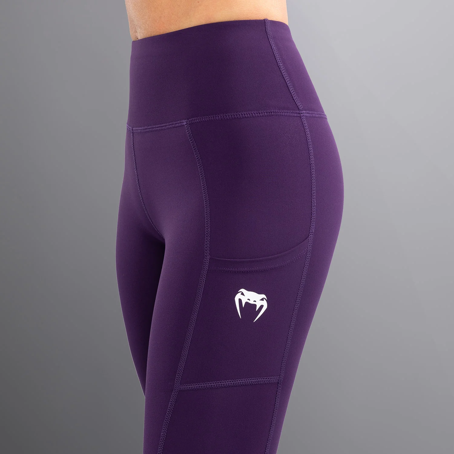Venum Essential Women's Performance Leggings - Deep Purple - Image 5