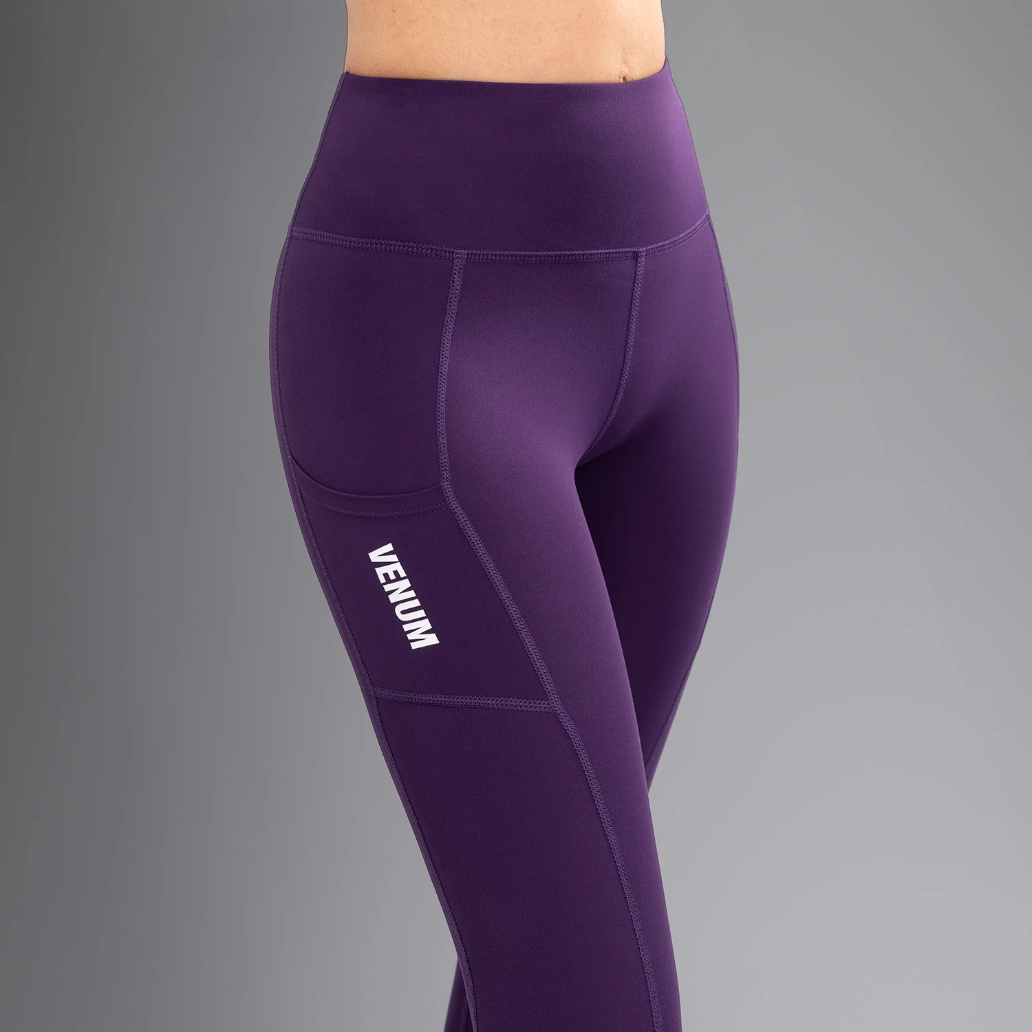 Venum Essential Women's Performance Leggings - Deep Purple - Image 6