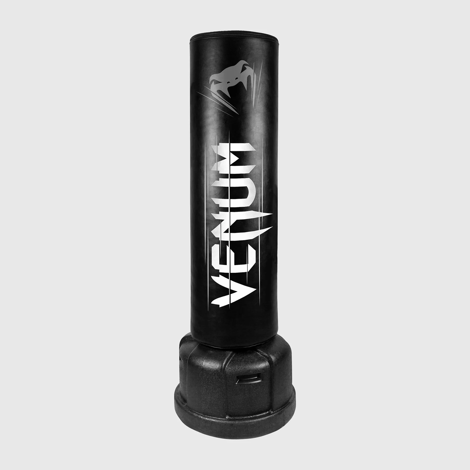Venum Flex Standing Punching Bag-Black/White + Base