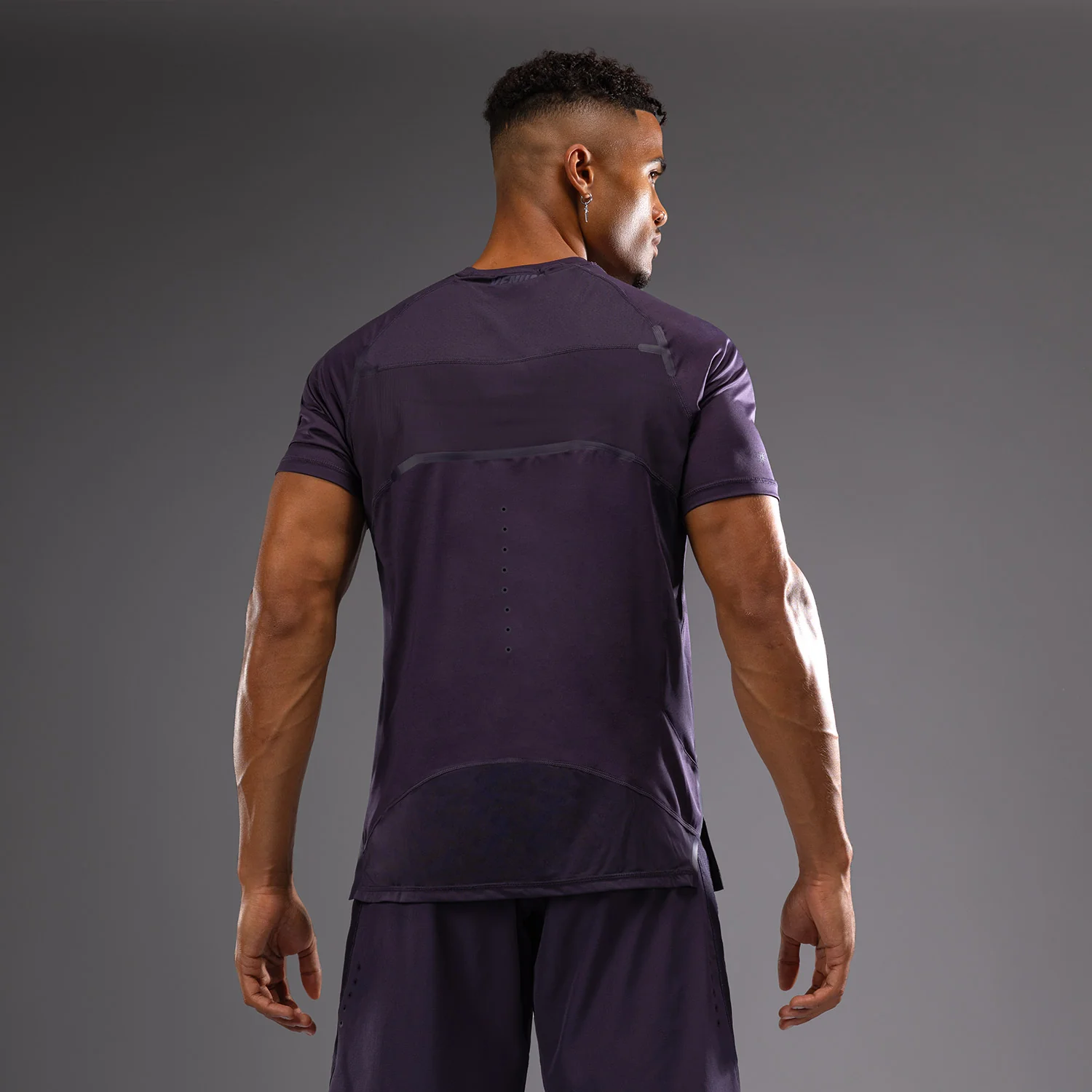 Venum G-Fit Air Men's Dry-Tech T-Shirt - Deep Purple - Image 4