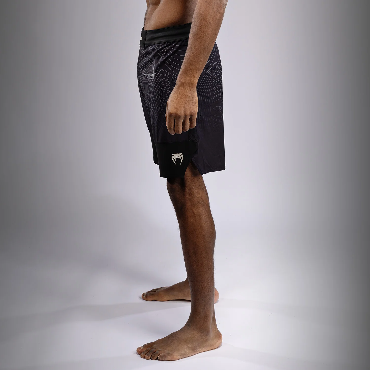 Venum G-Fit Air Men's Fight Shorts - Deep Black/Desert Sand - Image 2