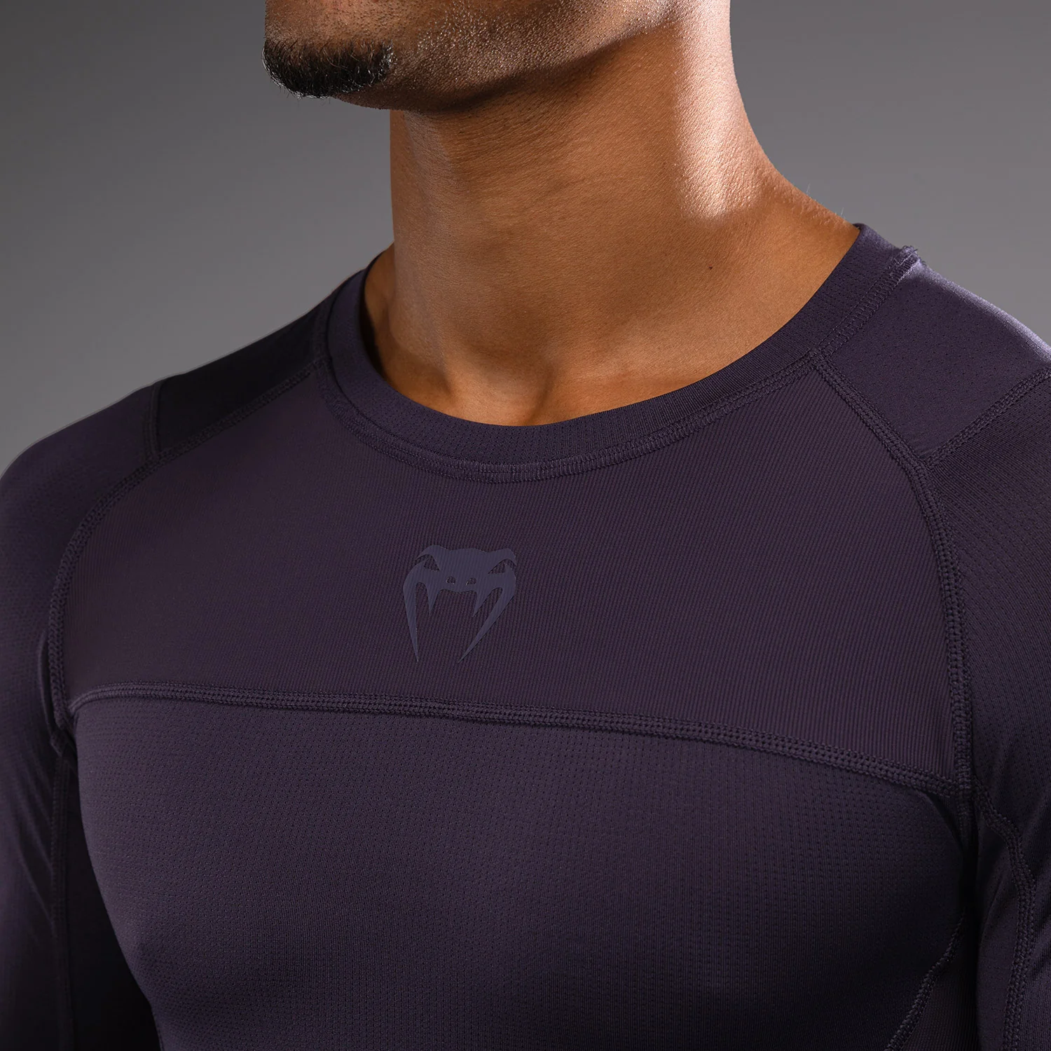Venum G-Fit Air Men's Long Sleeve Rashguard - Deep Purple - Image 5