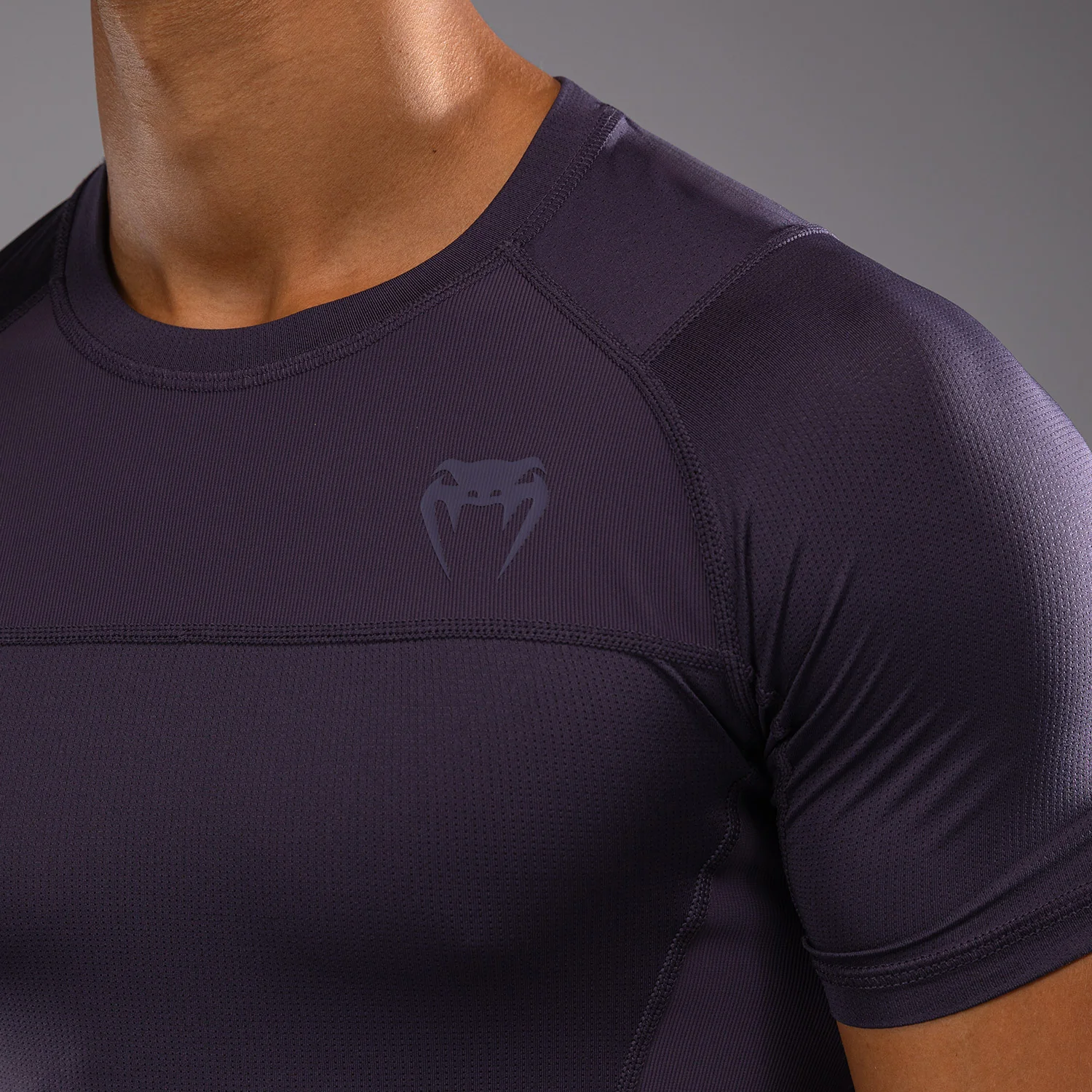 Venum G-Fit Air Men's Short Sleeve Rashguard - Deep Purple - Image 5