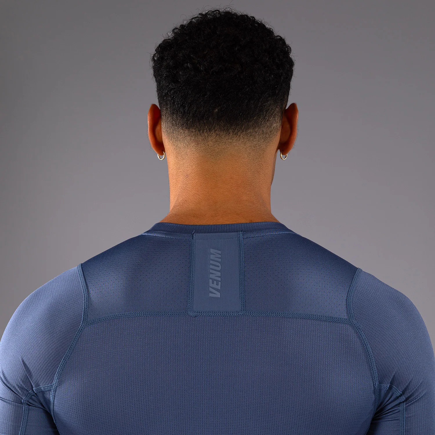 Venum G-Fit Air Men's Short Sleeve Rashguard - Foggy Blue - Image 5