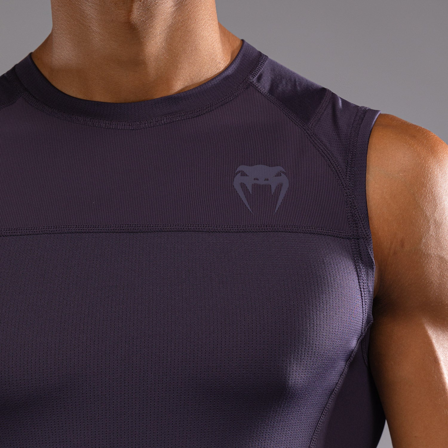 Venum G-Fit Air Men's Sleeveless Rashguard - Deep Purple - Image 5