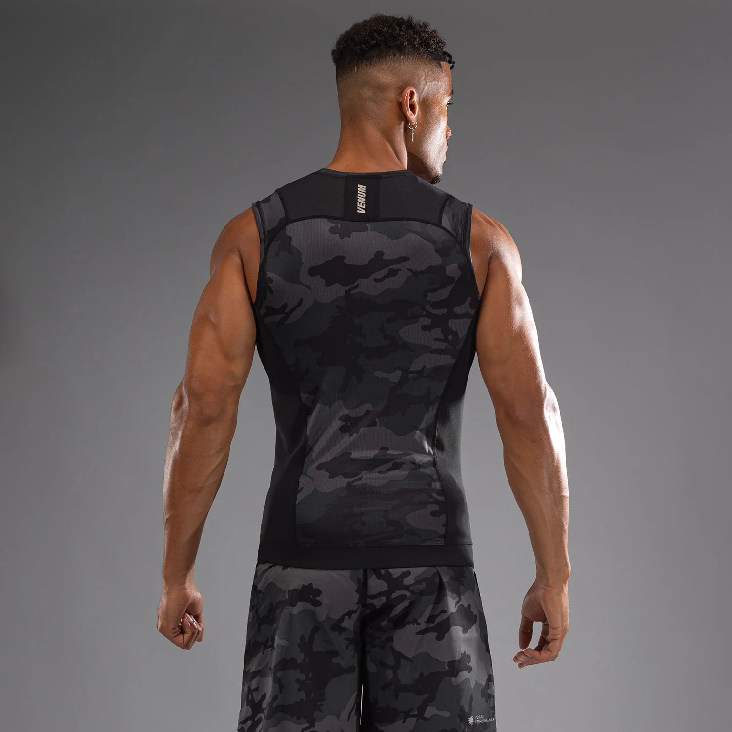 Venum G-Fit Air Men's Sleeveless Rashguard - Digital Urban Camo - Image 4