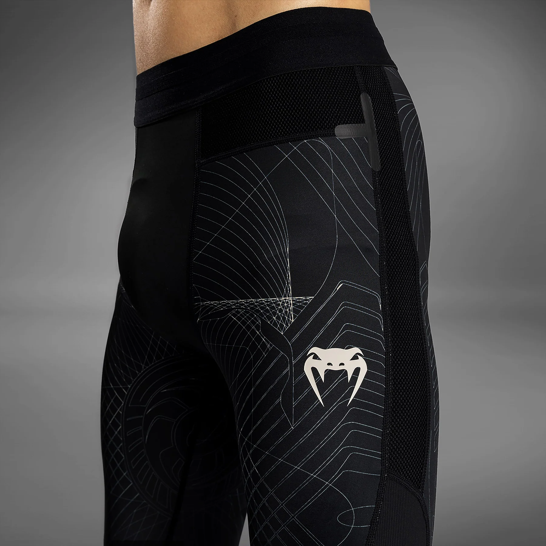 Venum G-Fit Air Men's Spats - Deep Black/Desert Sand - Image 5