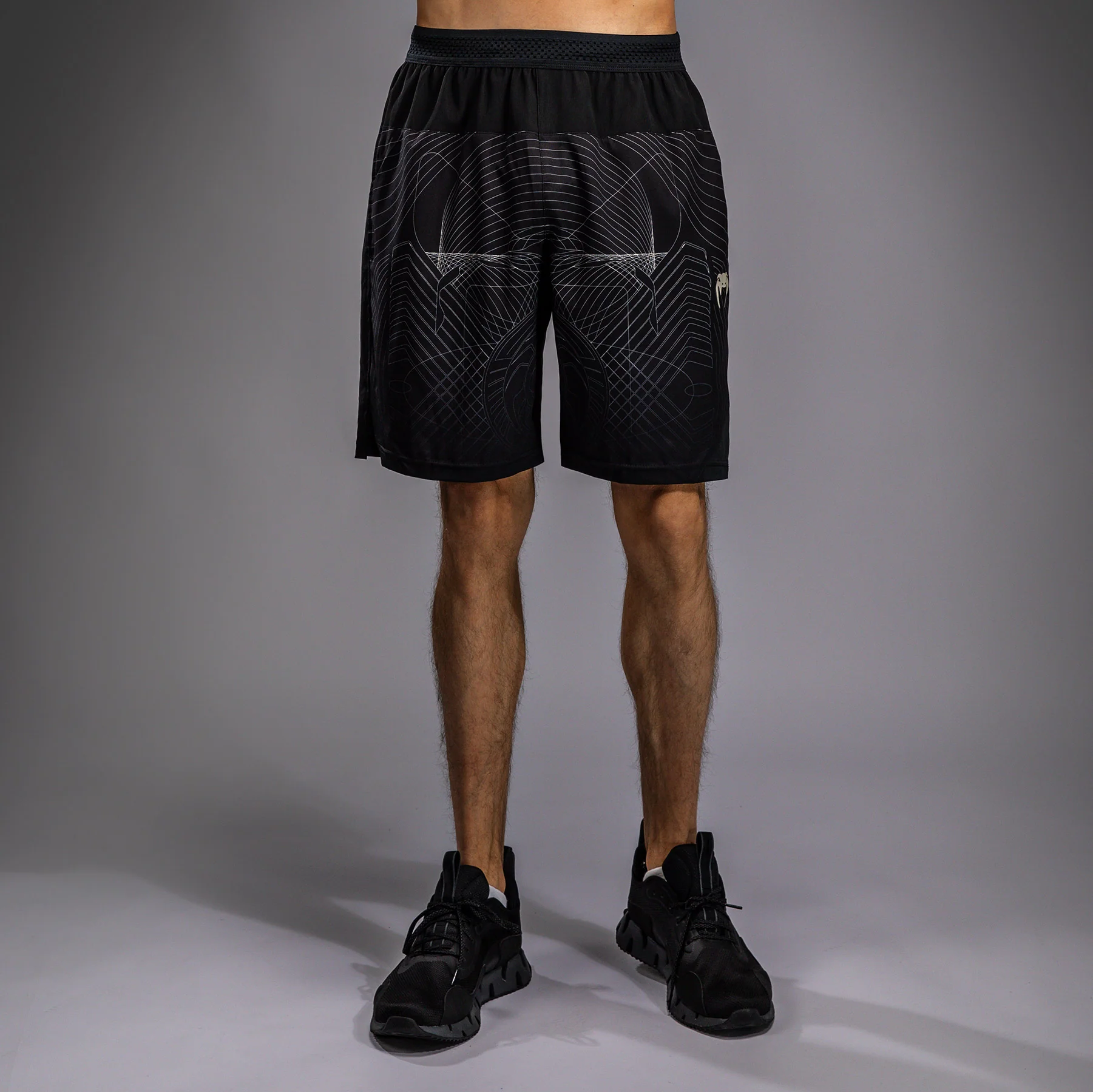 Venum G-Fit Air Men's Training Shorts - Deep Black/Desert Sand - Image 4