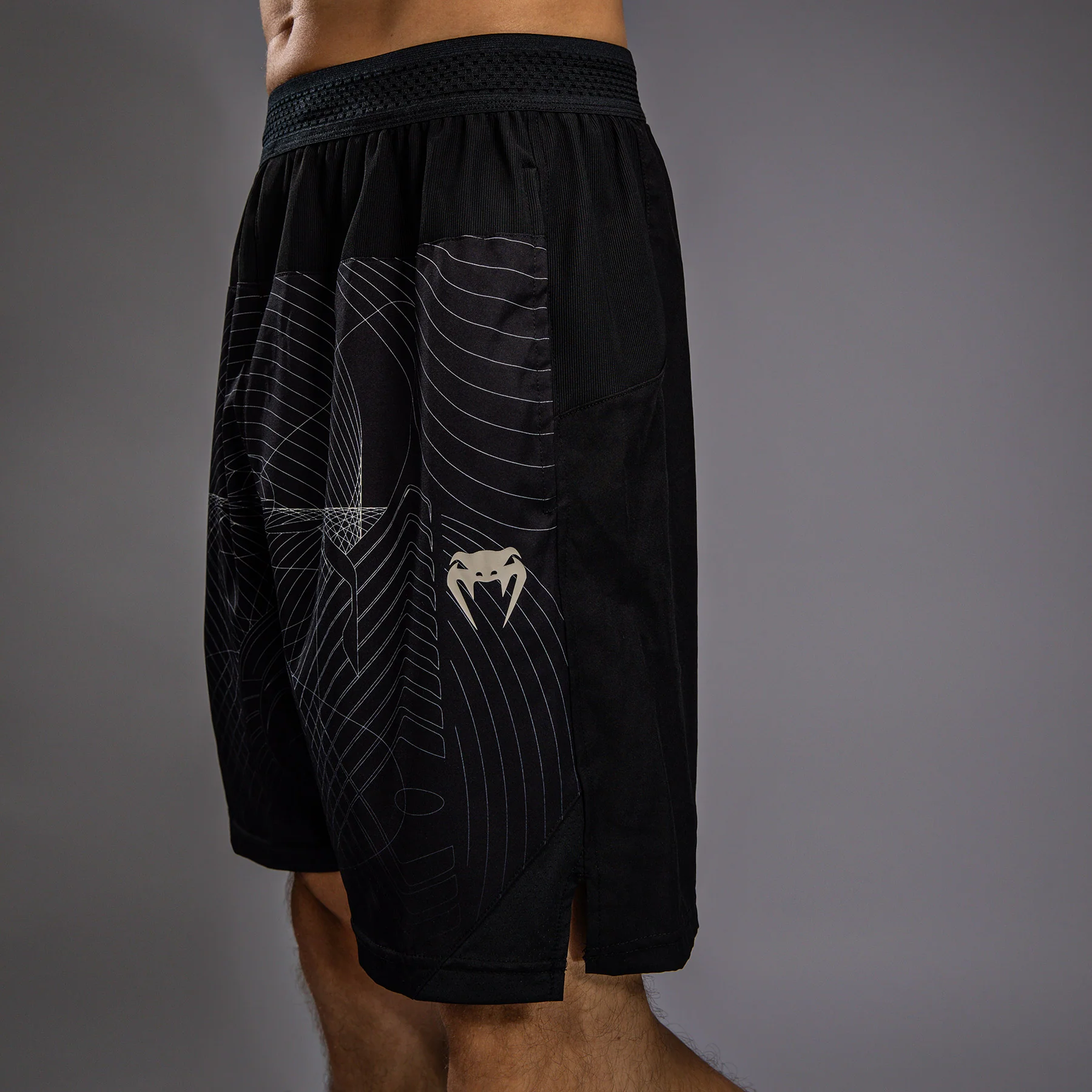 Venum G-Fit Air Men's Training Shorts - Deep Black/Desert Sand - Image 6