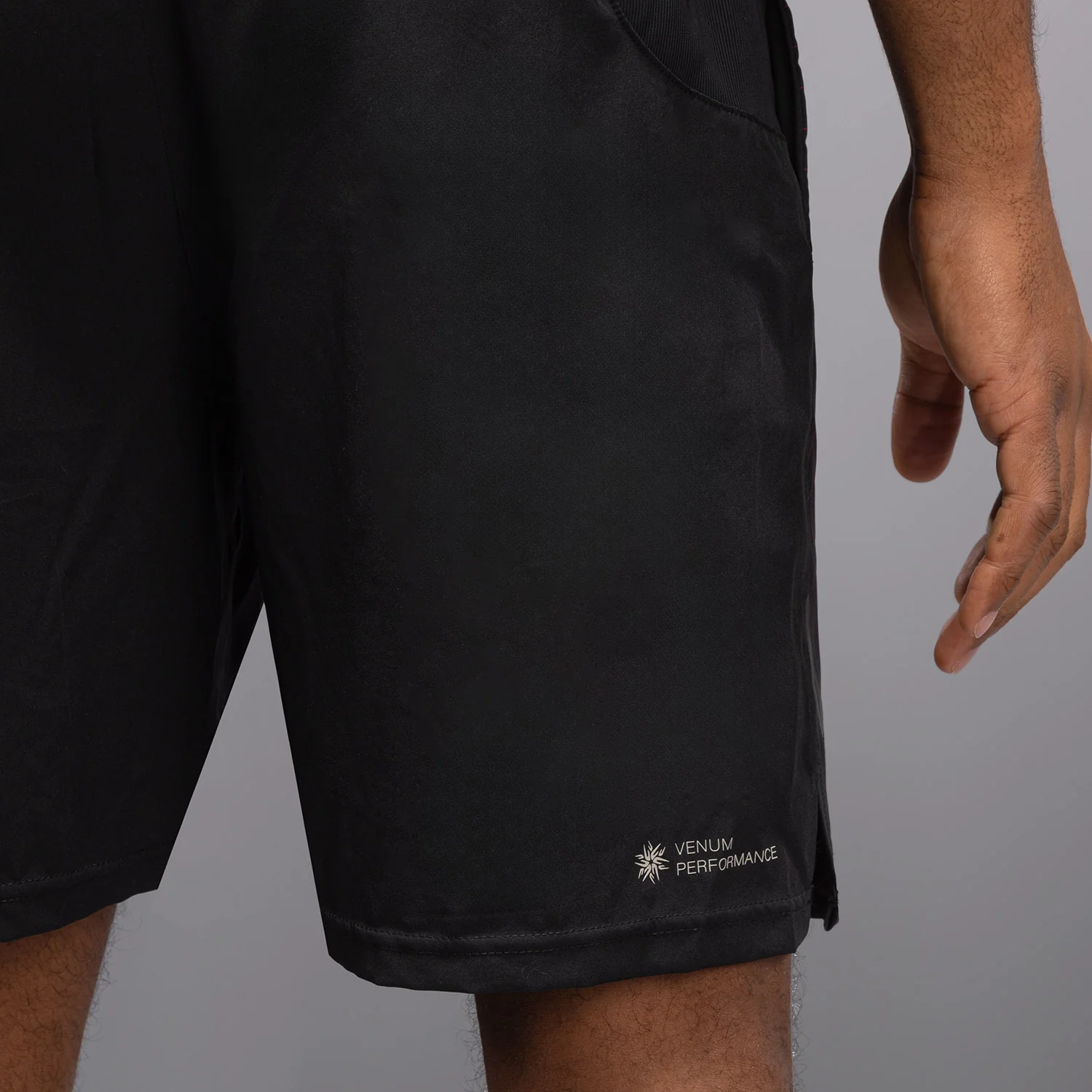 Venum G-Fit Air Men's Training Shorts - Deep Black/Fire Red - Image 6