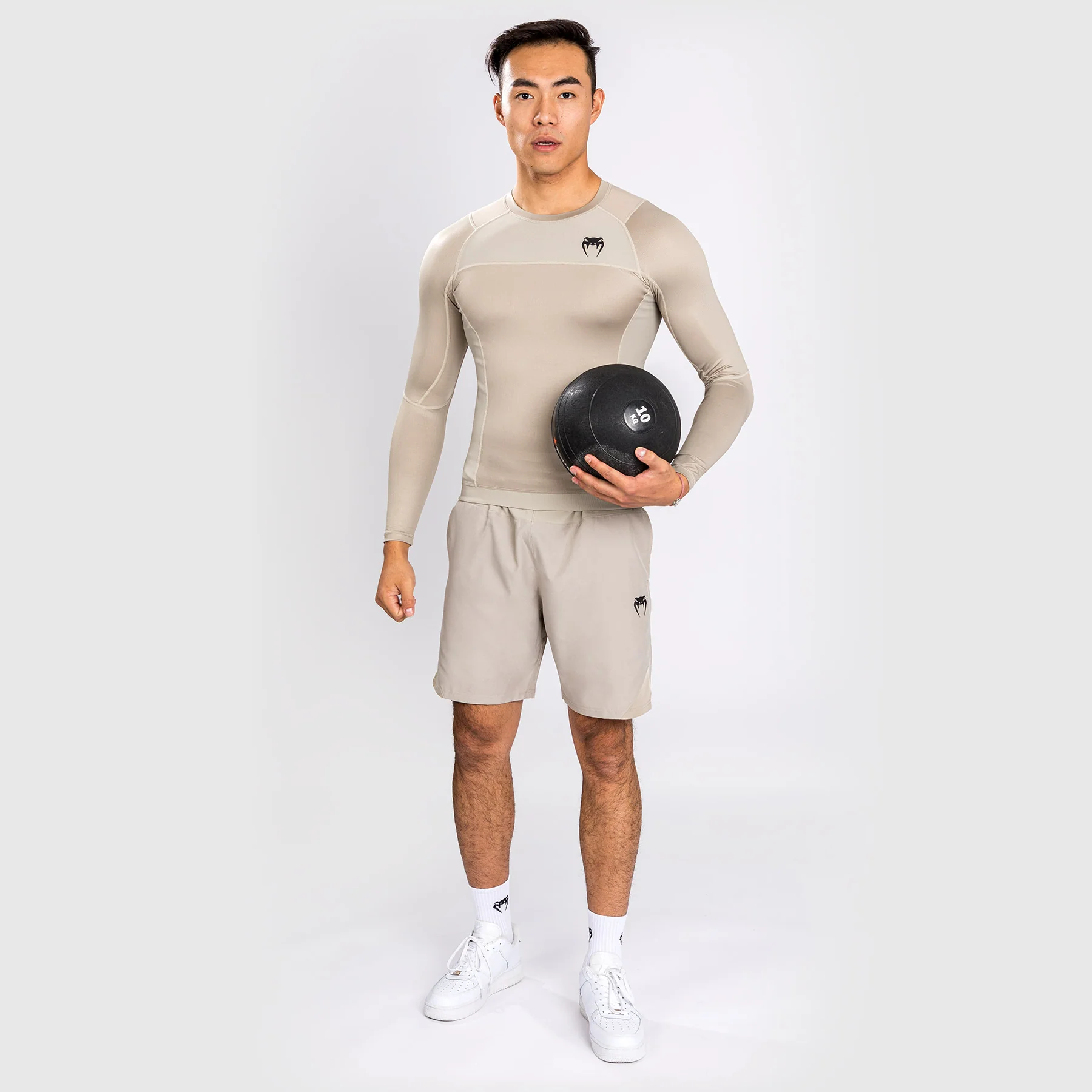 Venum G-Fit Air Rashguard Longsleeve - Sand - Image 3