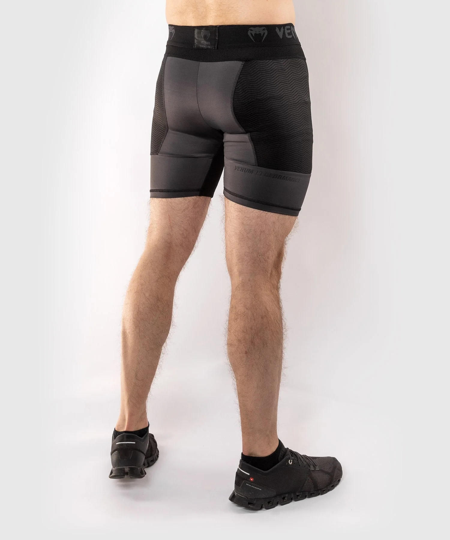 Venum G-Fit Compression Shorts - Grey/Black - Image 4