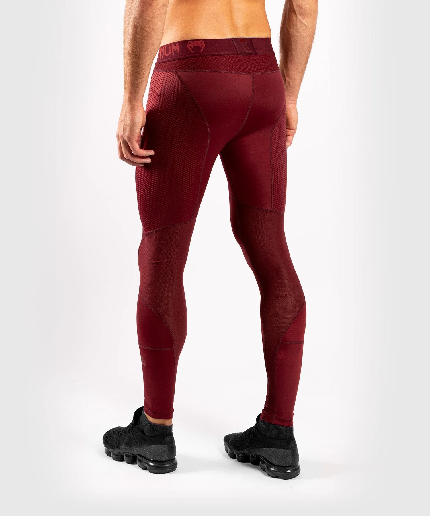 Venum G-Fit Compression Tights - Burgundy - Image 3