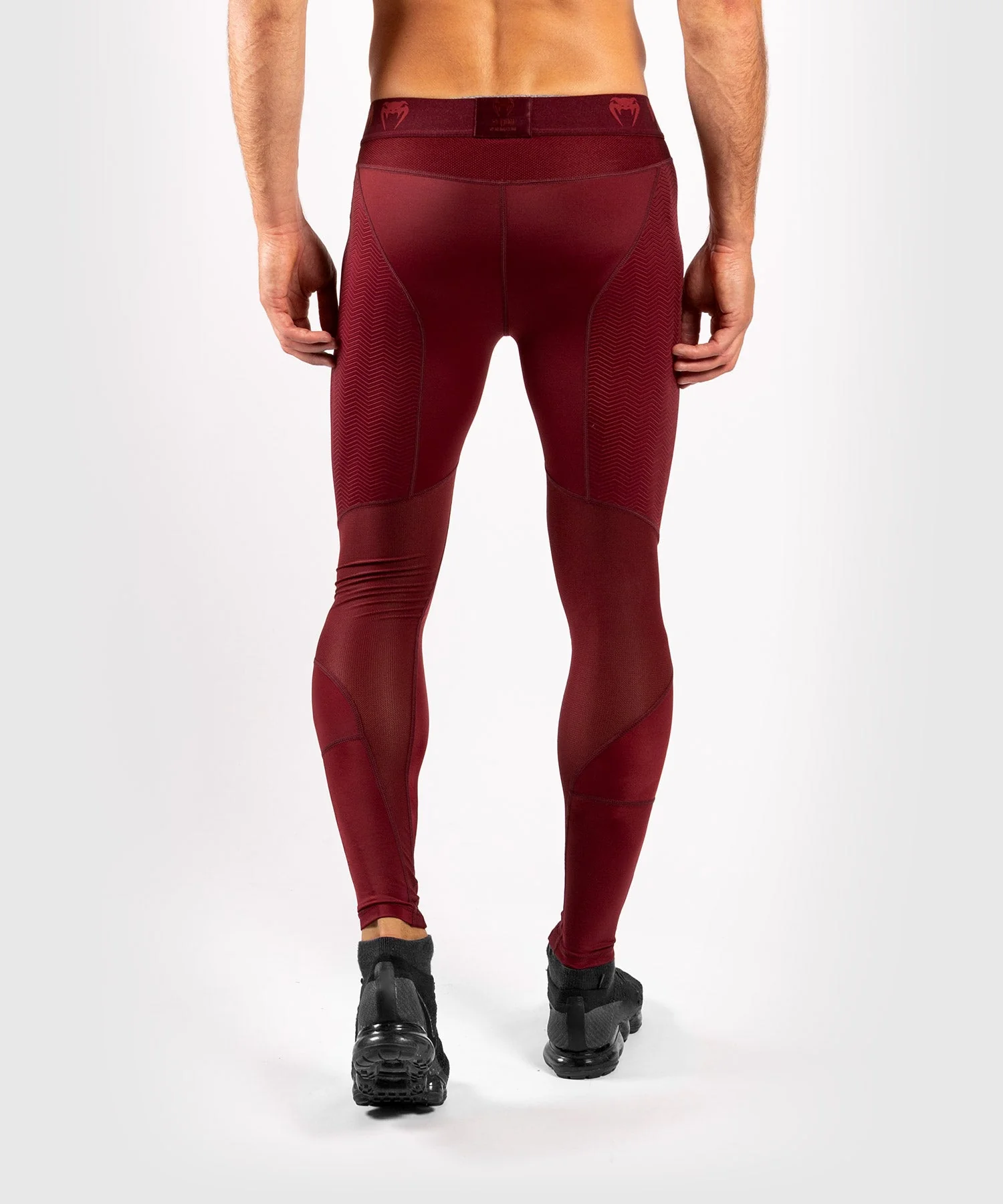 Venum G-Fit Compression Tights - Burgundy - Image 4