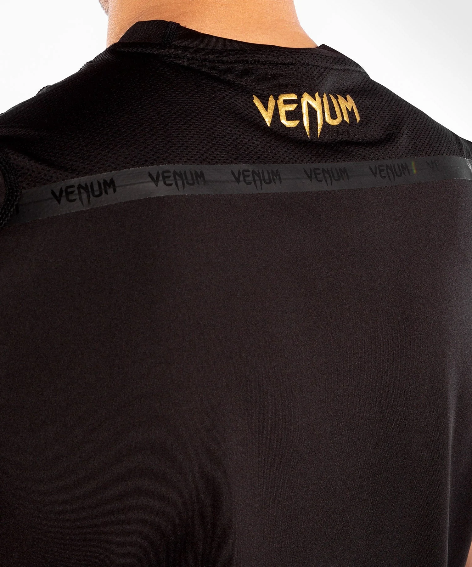 Venum G-Fit Dry-Tech T-shirt - Black/Gold - Image 5