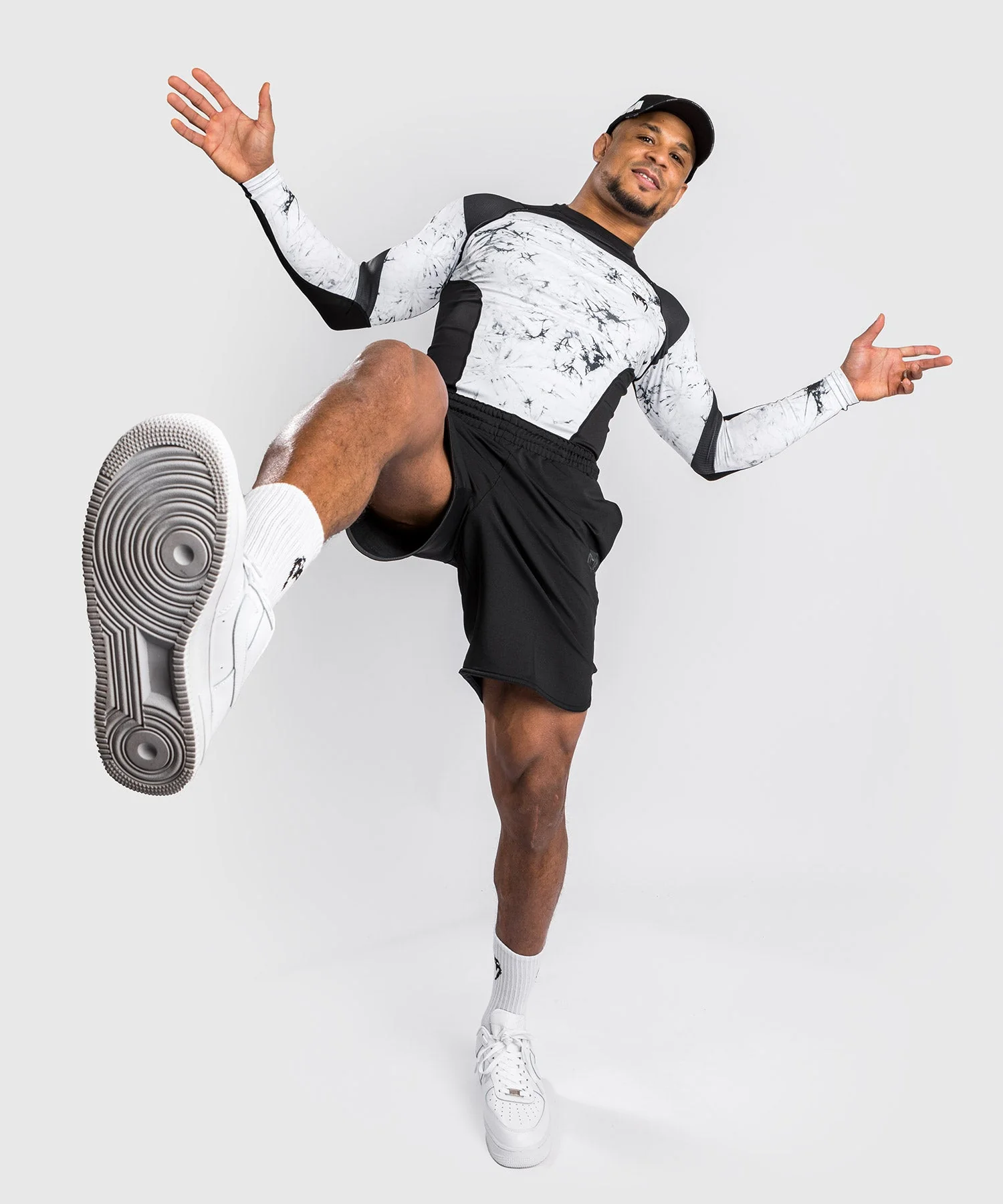 Venum G-Fit Marble Rashguard - Long Sleeves - Marble - Image 3