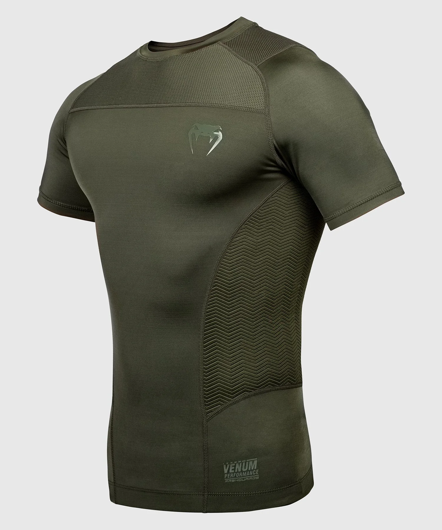 Venum G-Fit Rashguard - Short Sleeves - Khaki - Image 3
