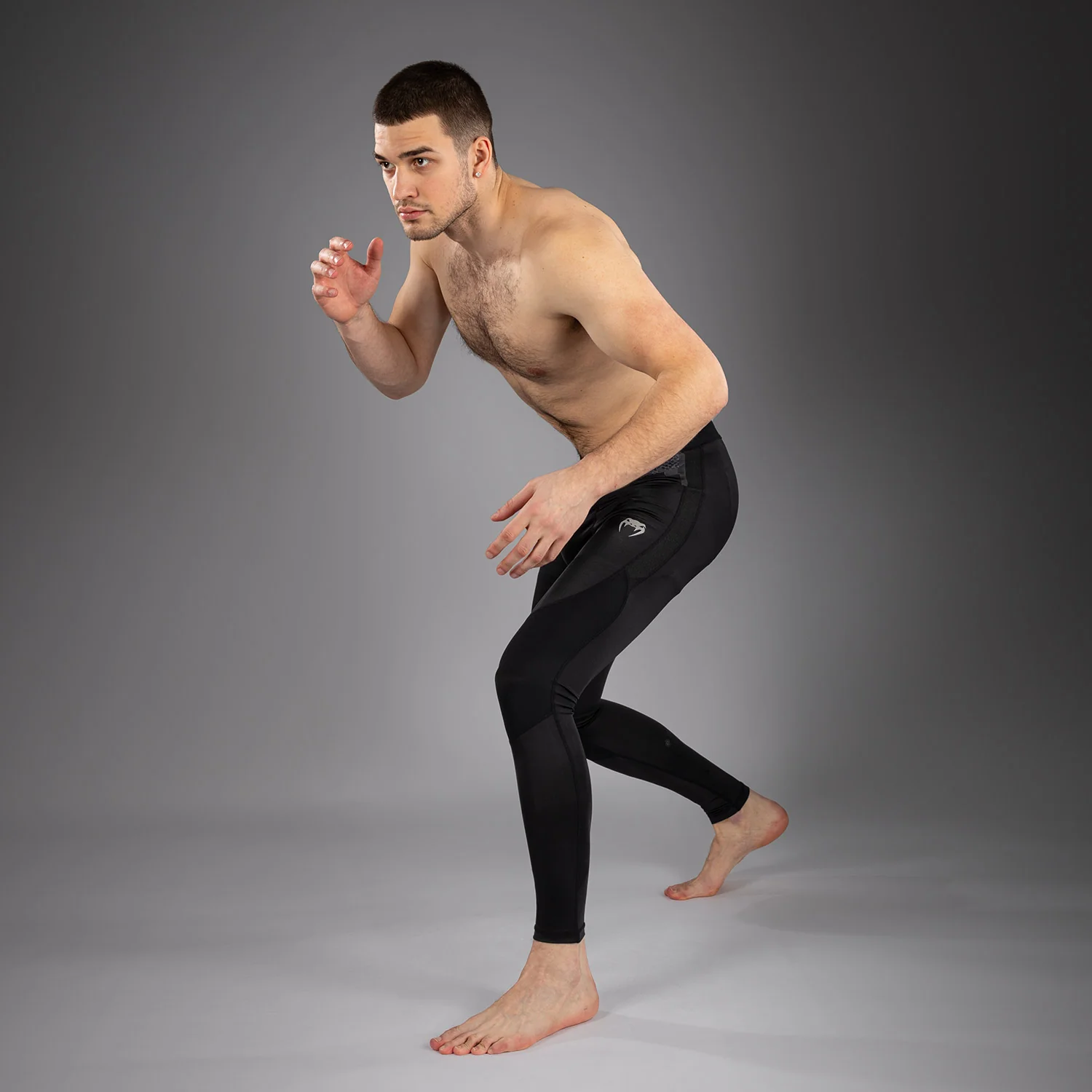 Venum G-Fit Scales Spats - Black/ Charcoal Grey - Image 6
