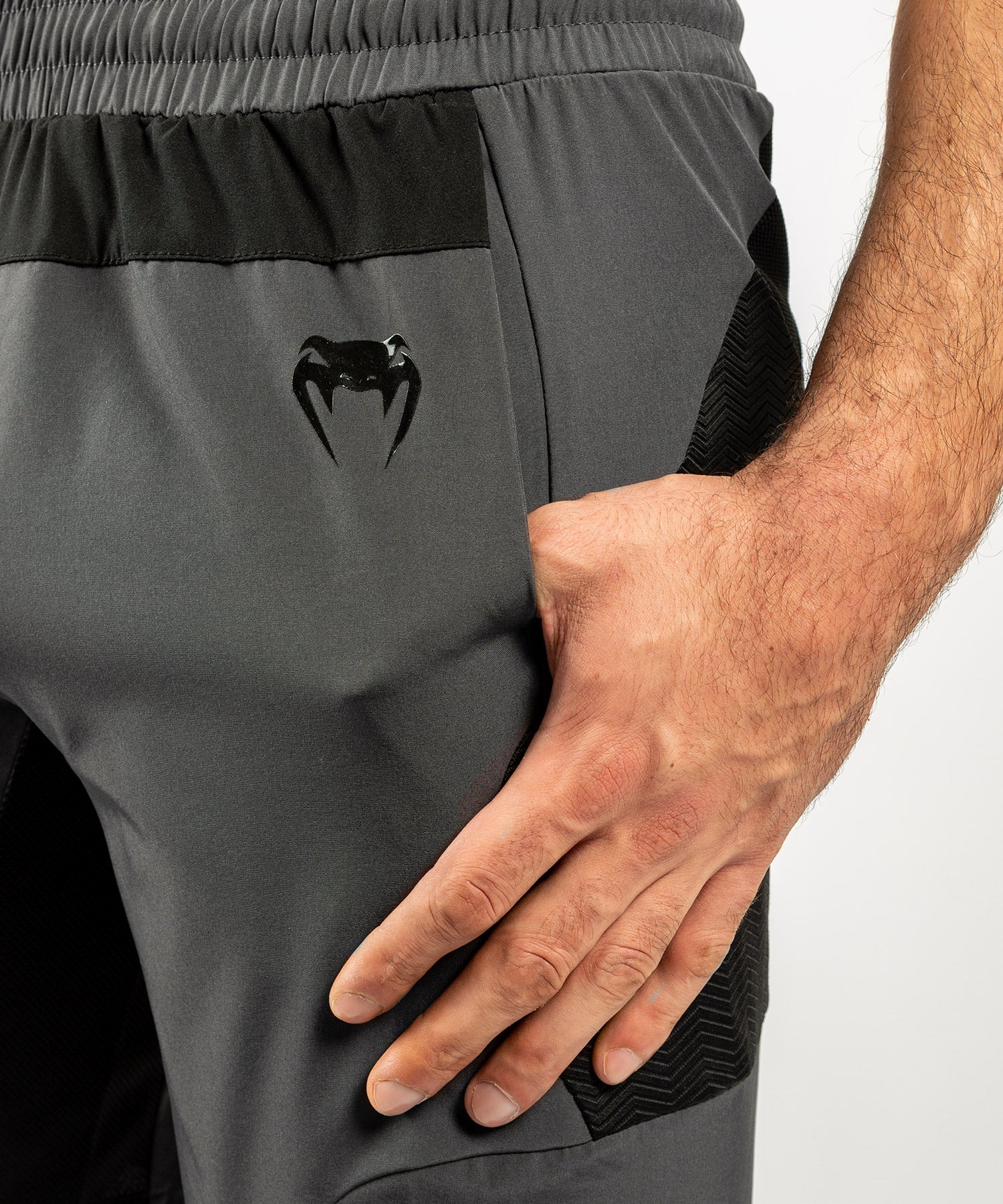 Venum G-Fit Training Shorts - Grey/Black - Image 10